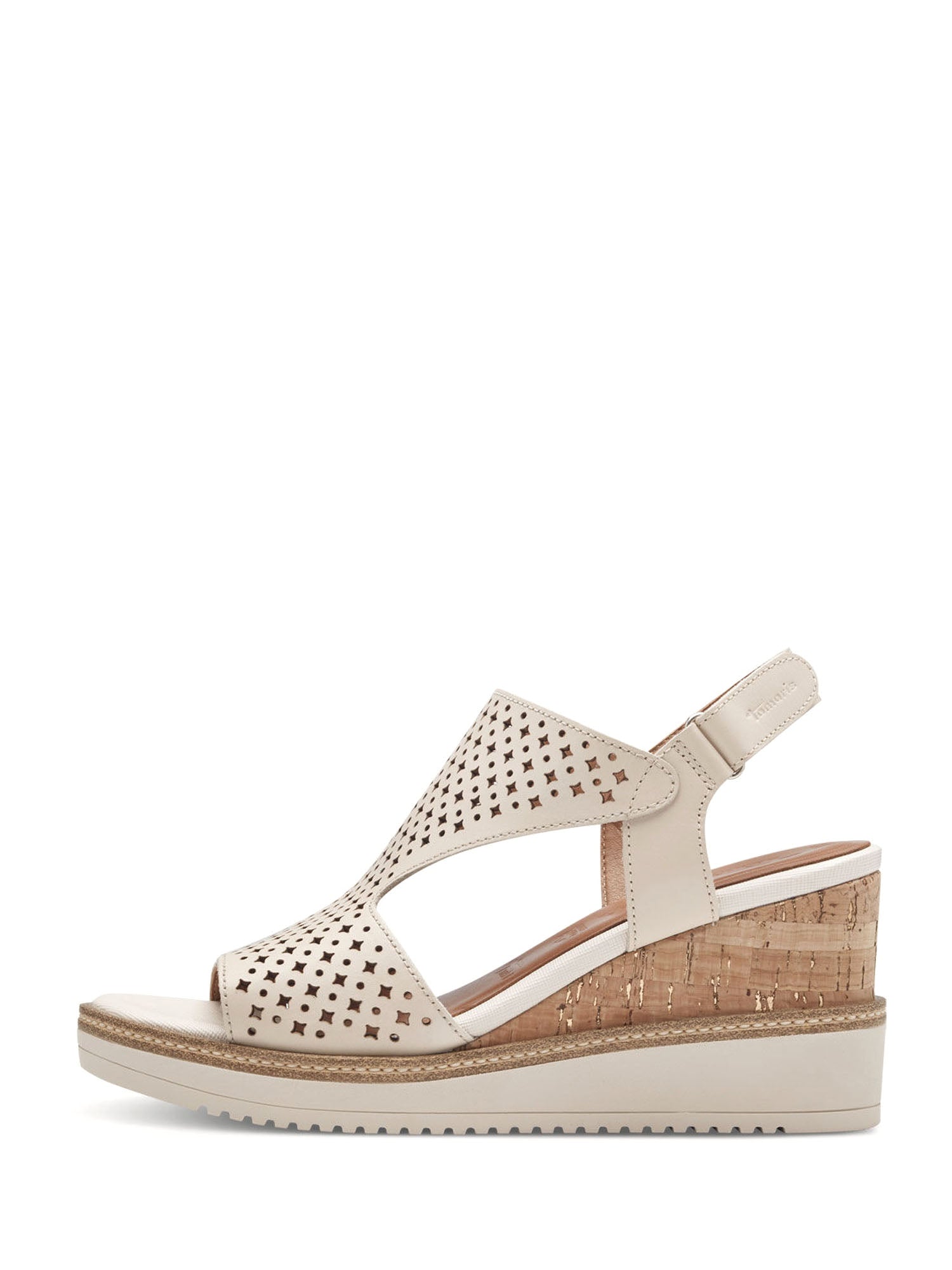 Sandali zeppa Beige Tamaris