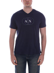 T-shirt Blu Scuro Armani Exchange