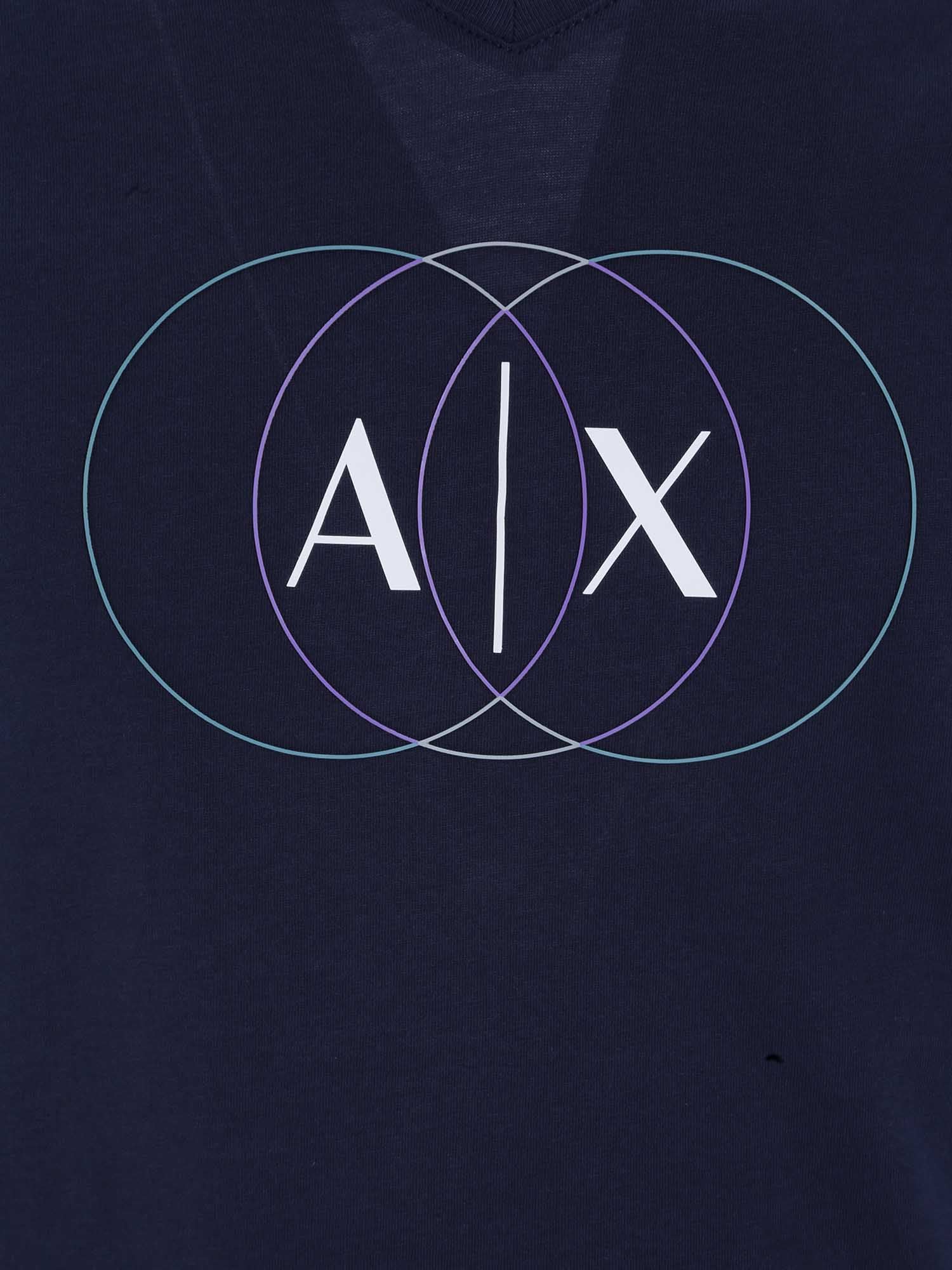T-shirt Blu Scuro Armani Exchange