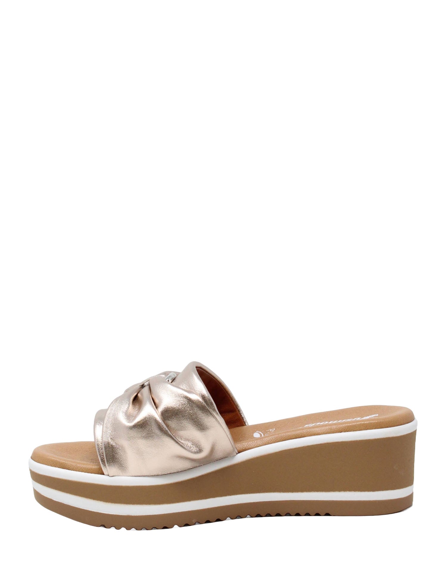 Sandali zeppa Marrone Susimoda