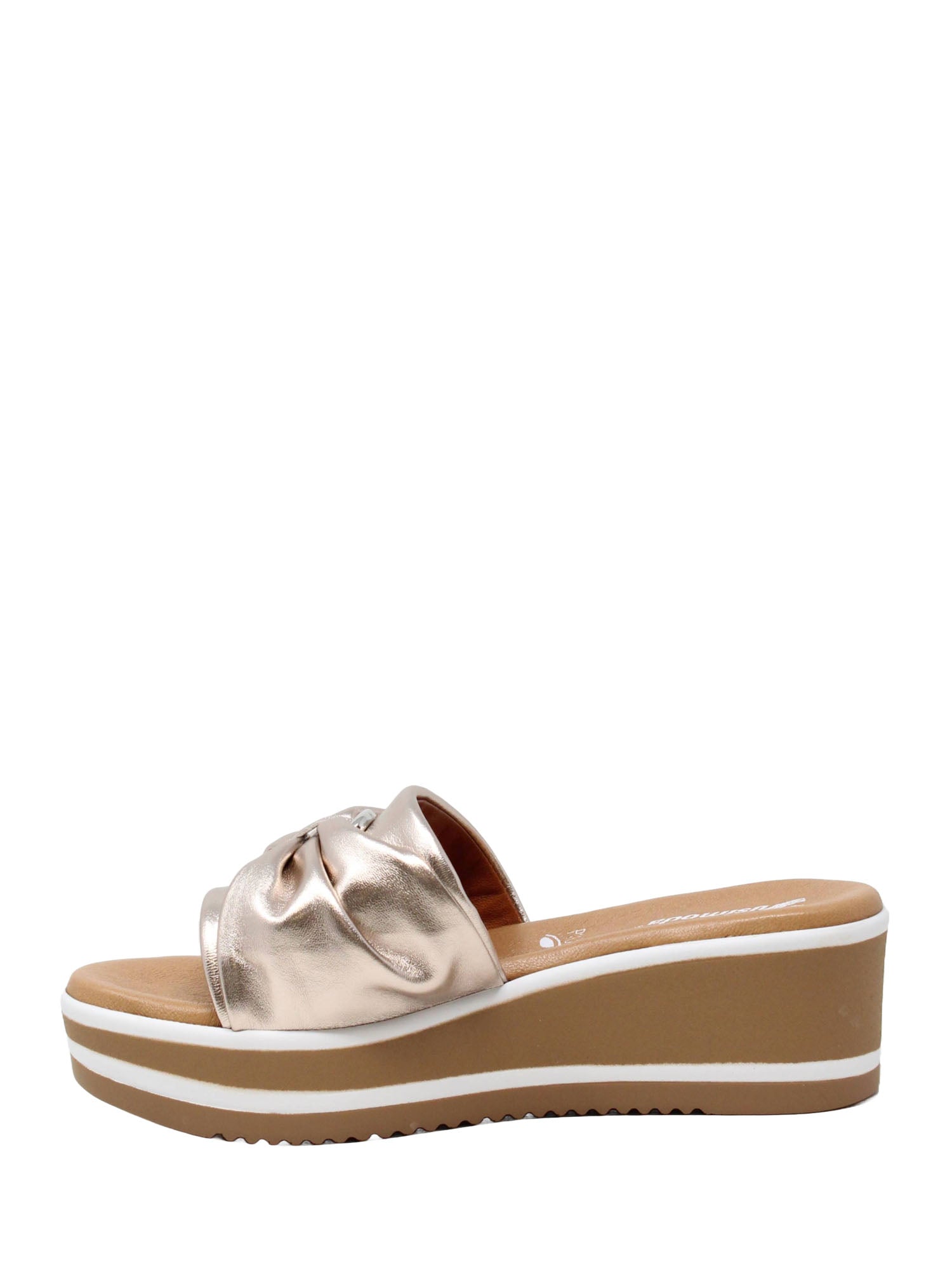 Sandali zeppa Marrone Susimoda