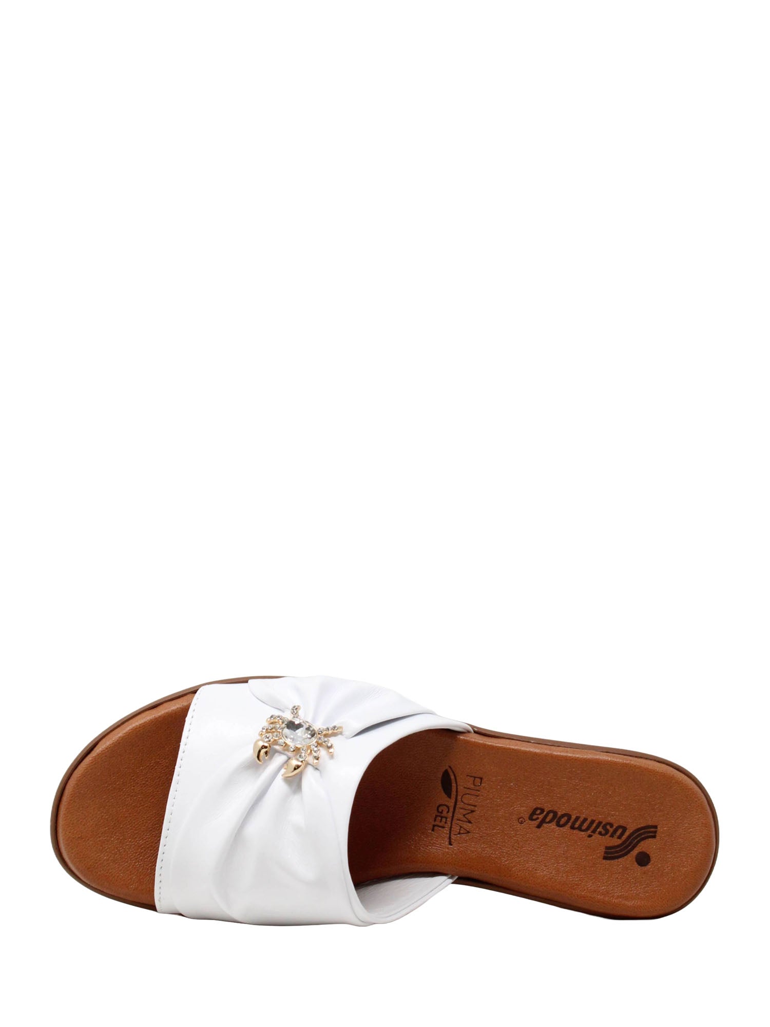 Sandali zeppa Bianco Susimoda
