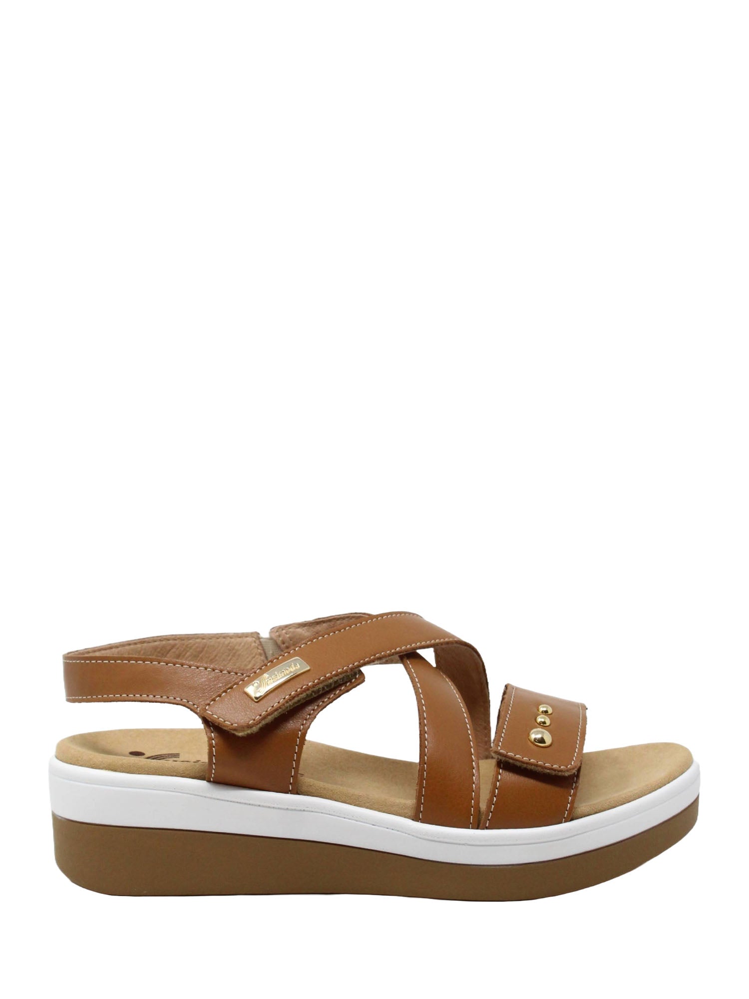 Sandali zeppa Marrone Susimoda