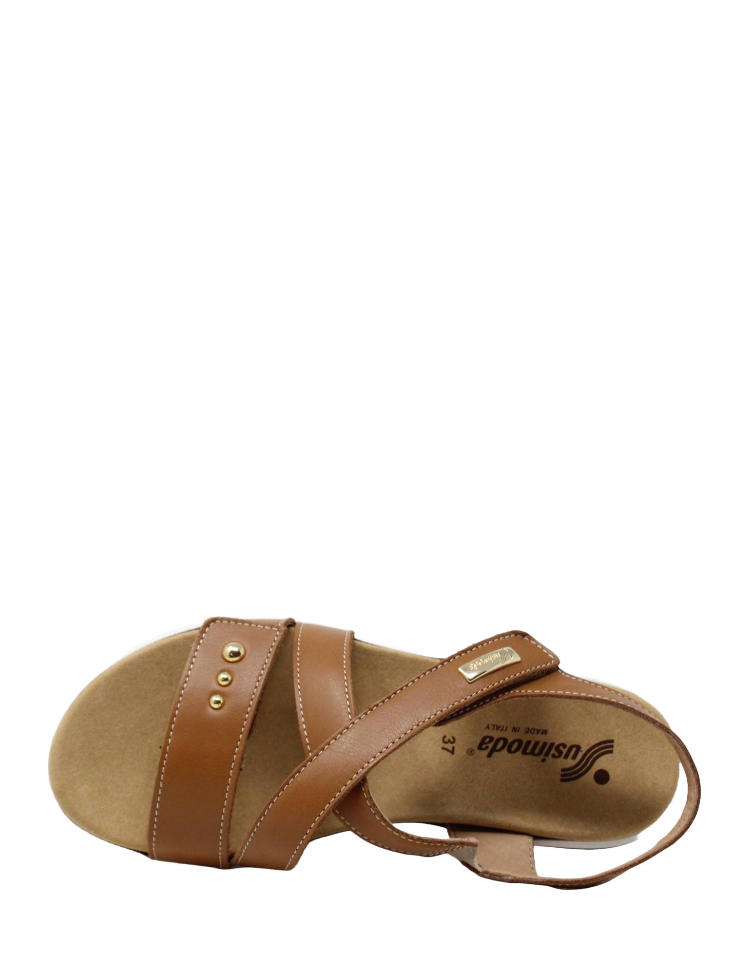 Sandali zeppa Marrone Susimoda