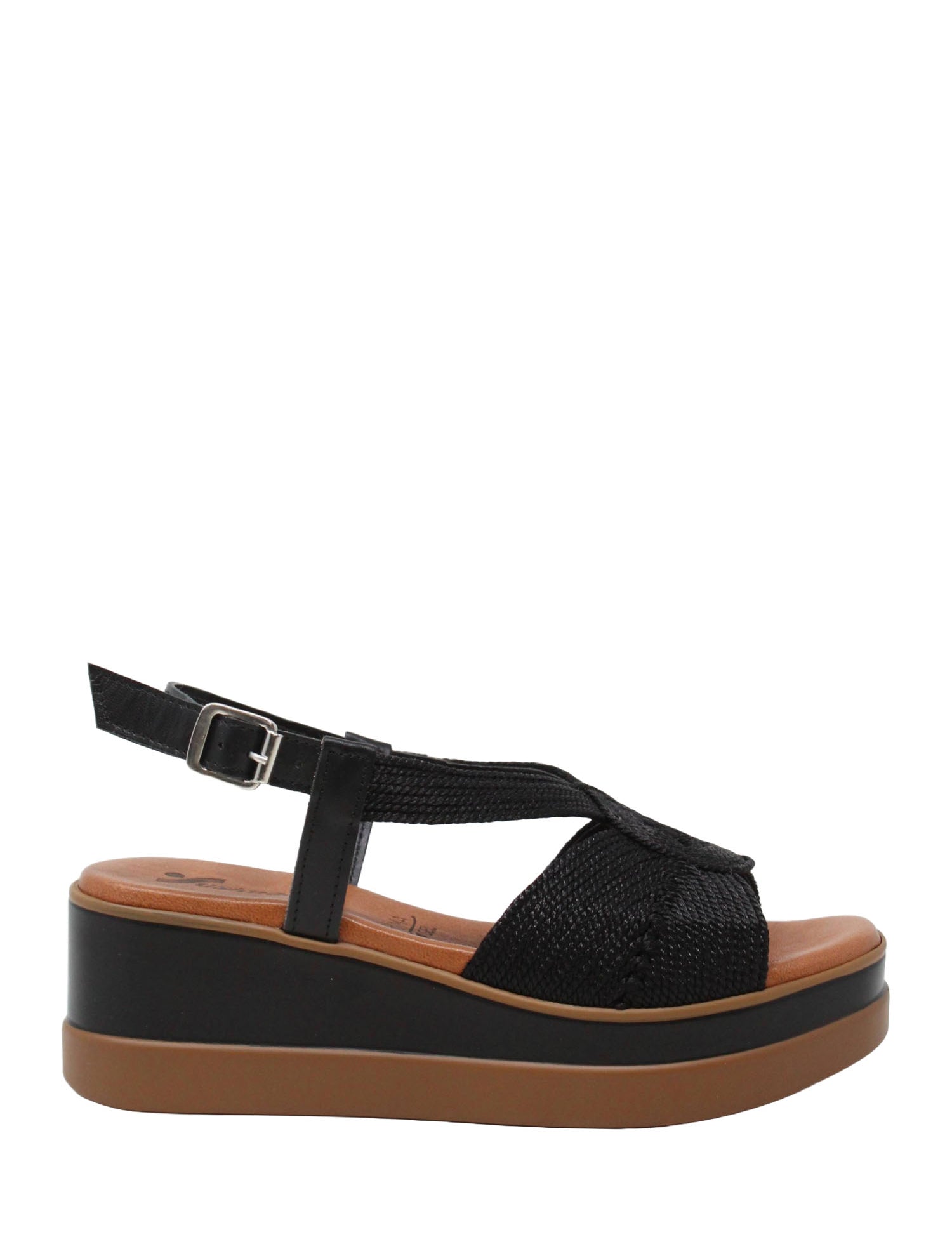 Sandali zeppa Nero Susimoda