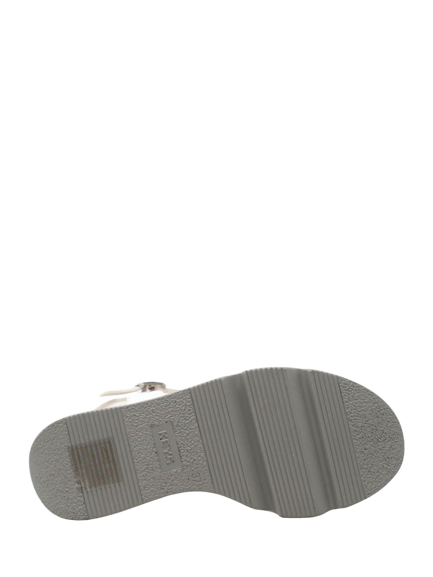 Sandali zeppa Bianco Keys