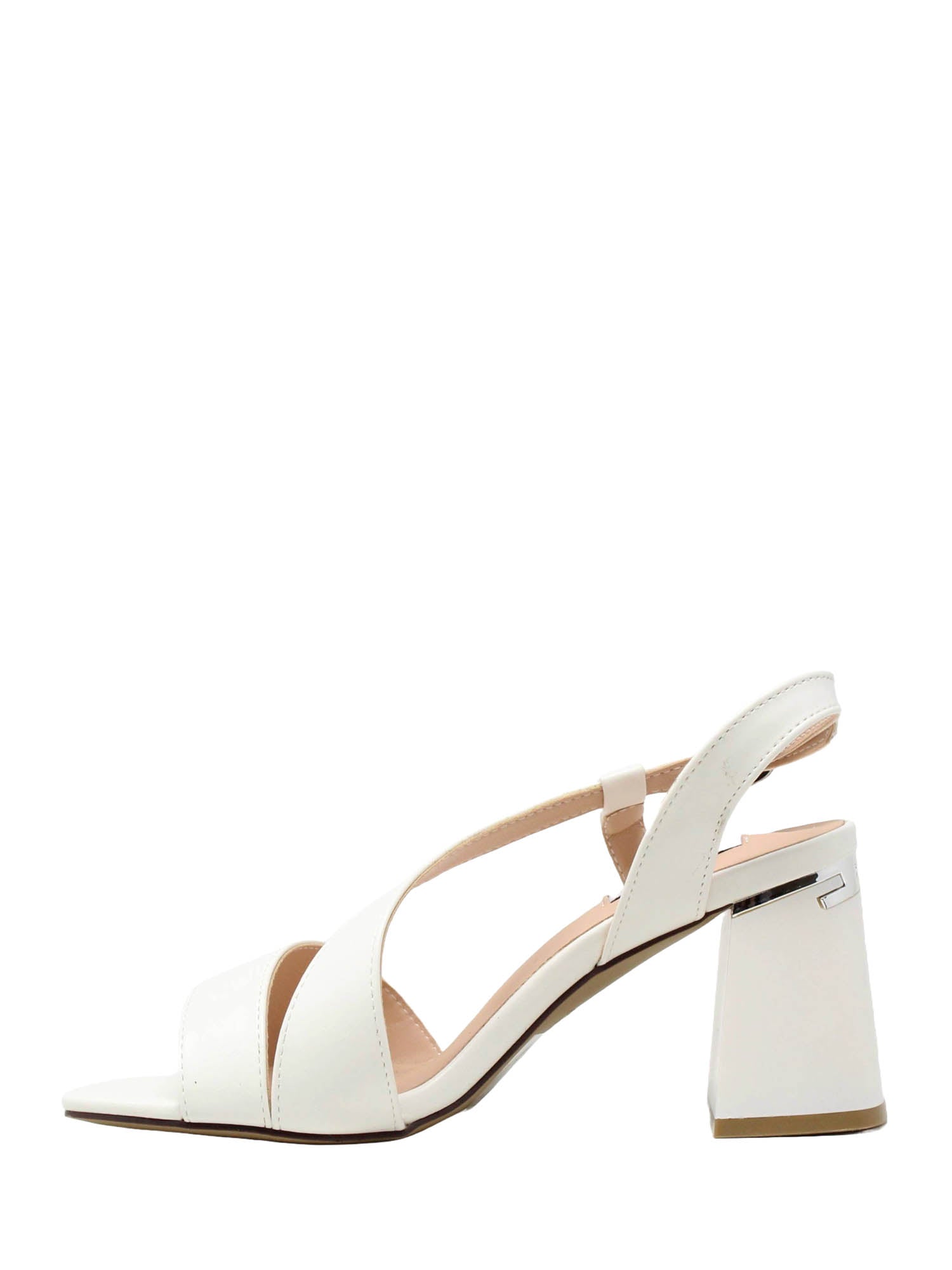 Sandali tacco Bianco Keys