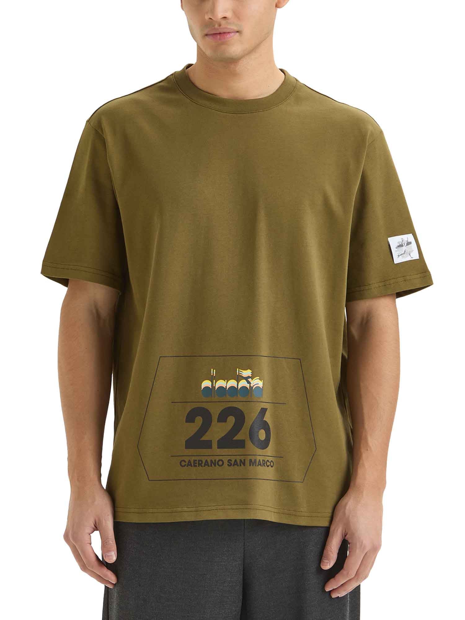 T-shirt Verde Diadora