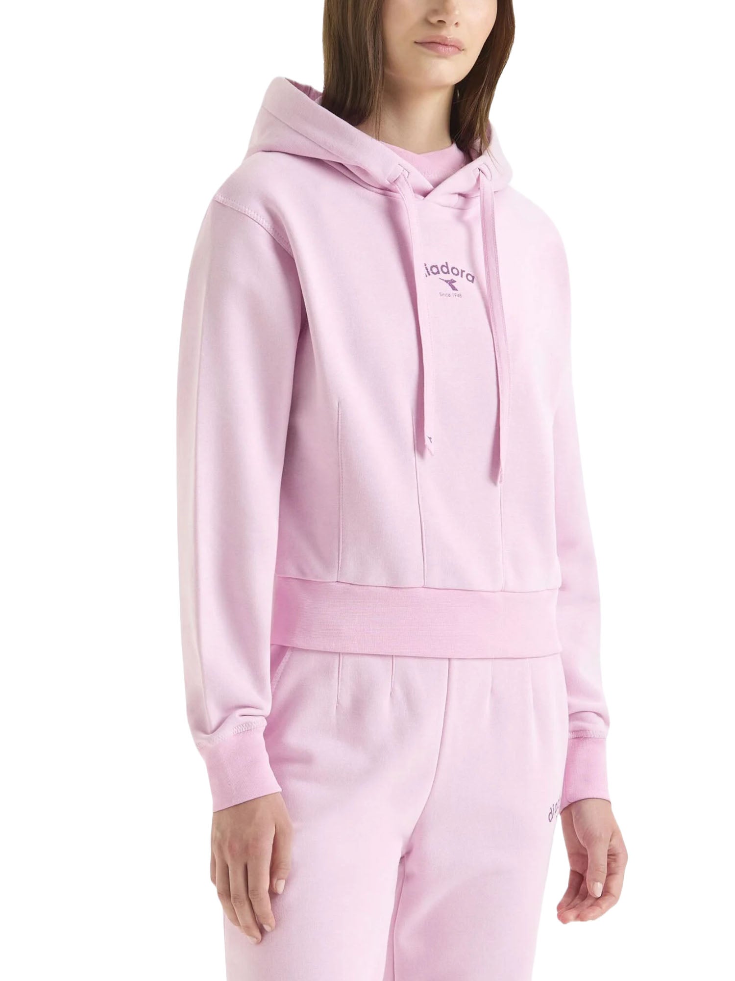 Felpe Rosa Diadora
