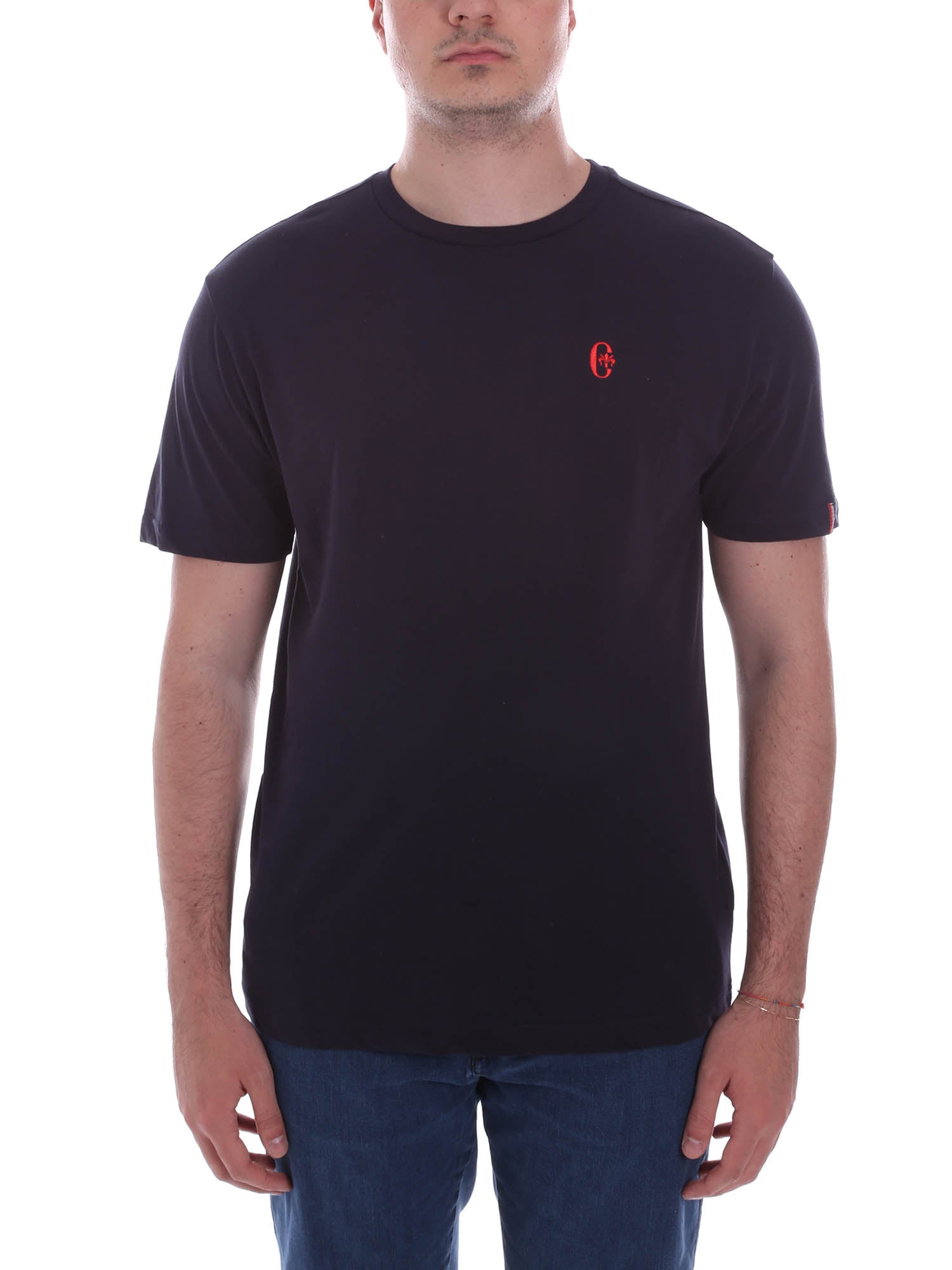 T-shirt Blu Scuro Conte Of Florence