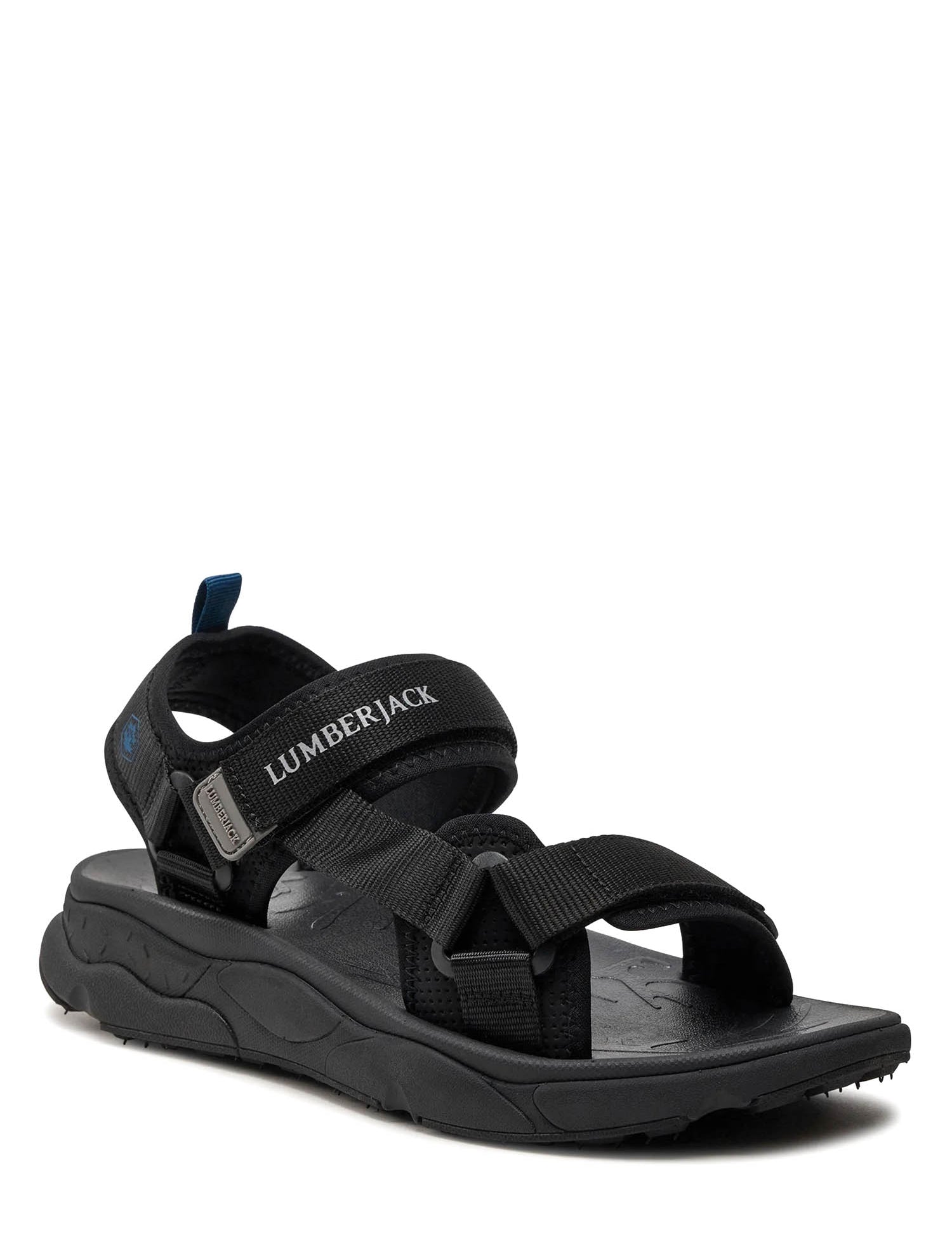 Sandali con strappi Nero Lumberjack