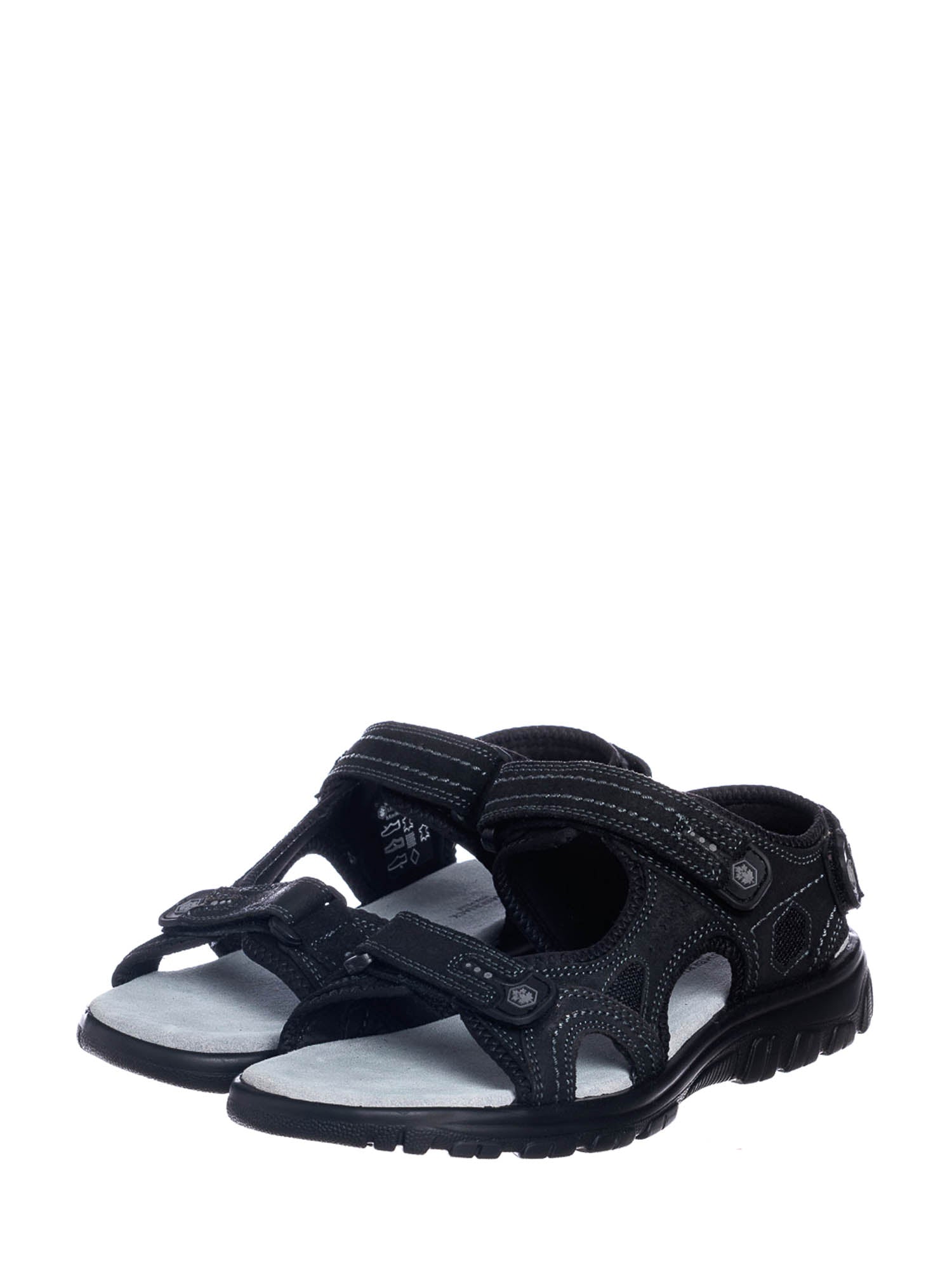 Sandali con strappi Nero Lumberjack