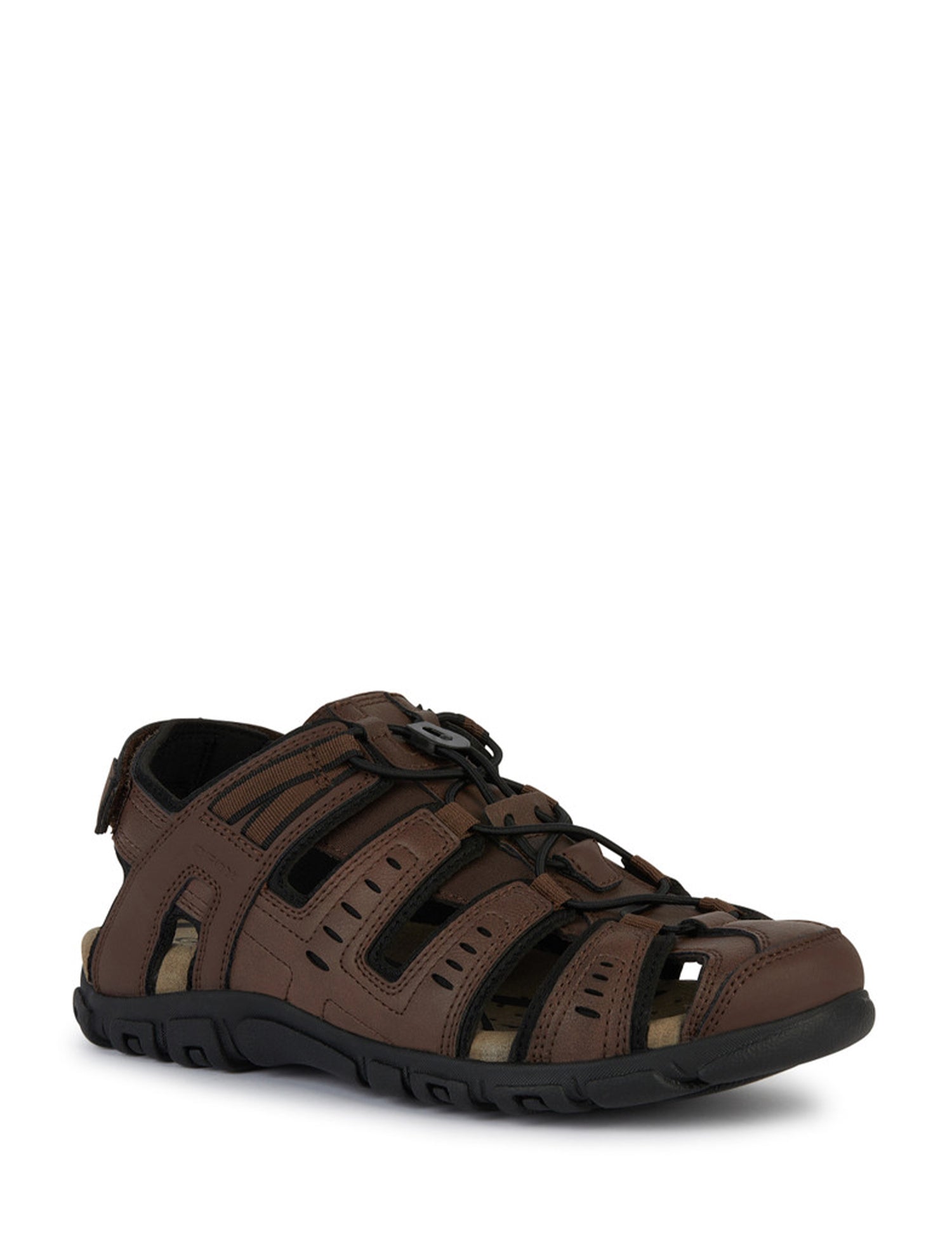 Sandali con strappi Marrone Geox