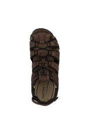 Sandali con strappi Marrone Geox