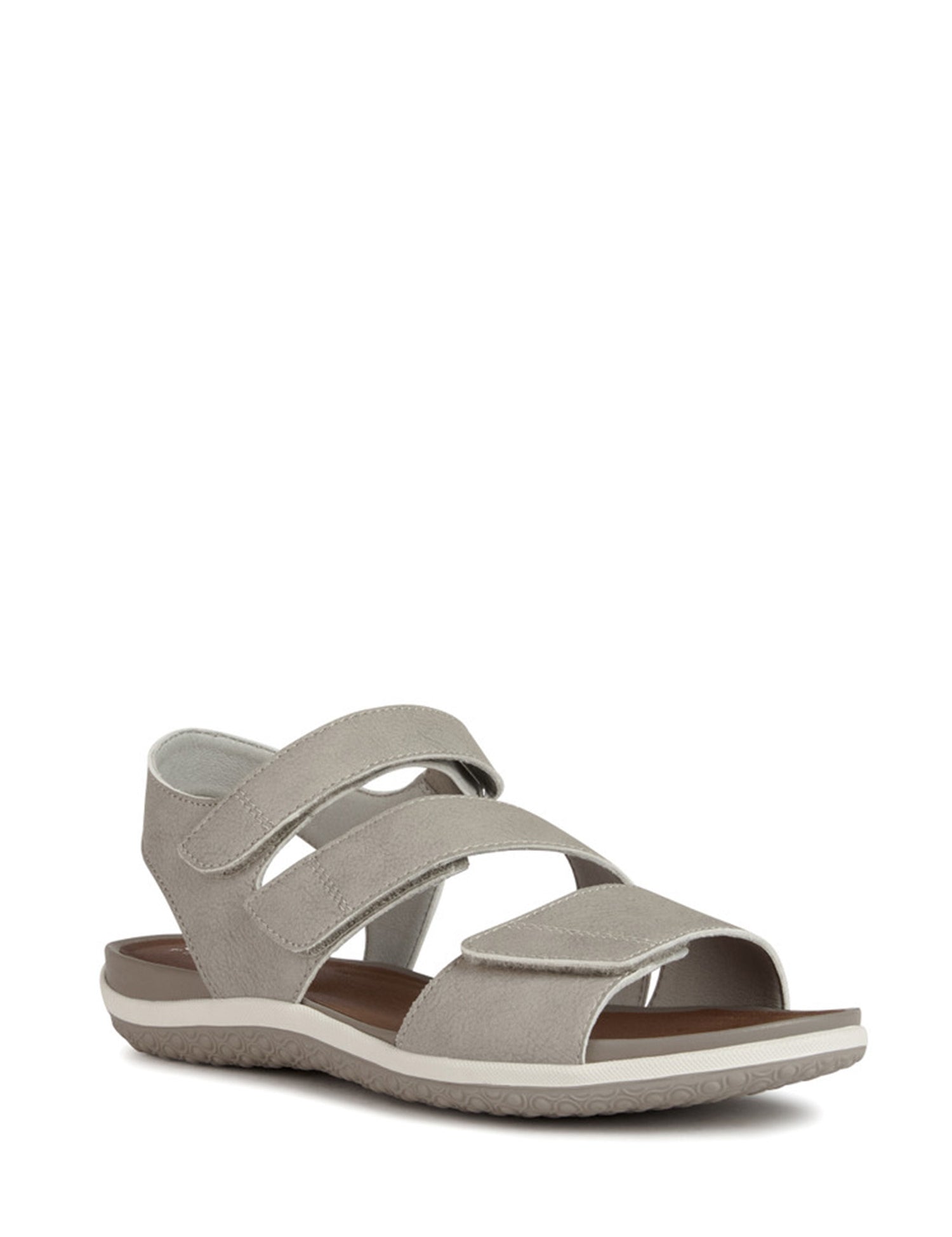 Sandali con strappi Grigio Geox