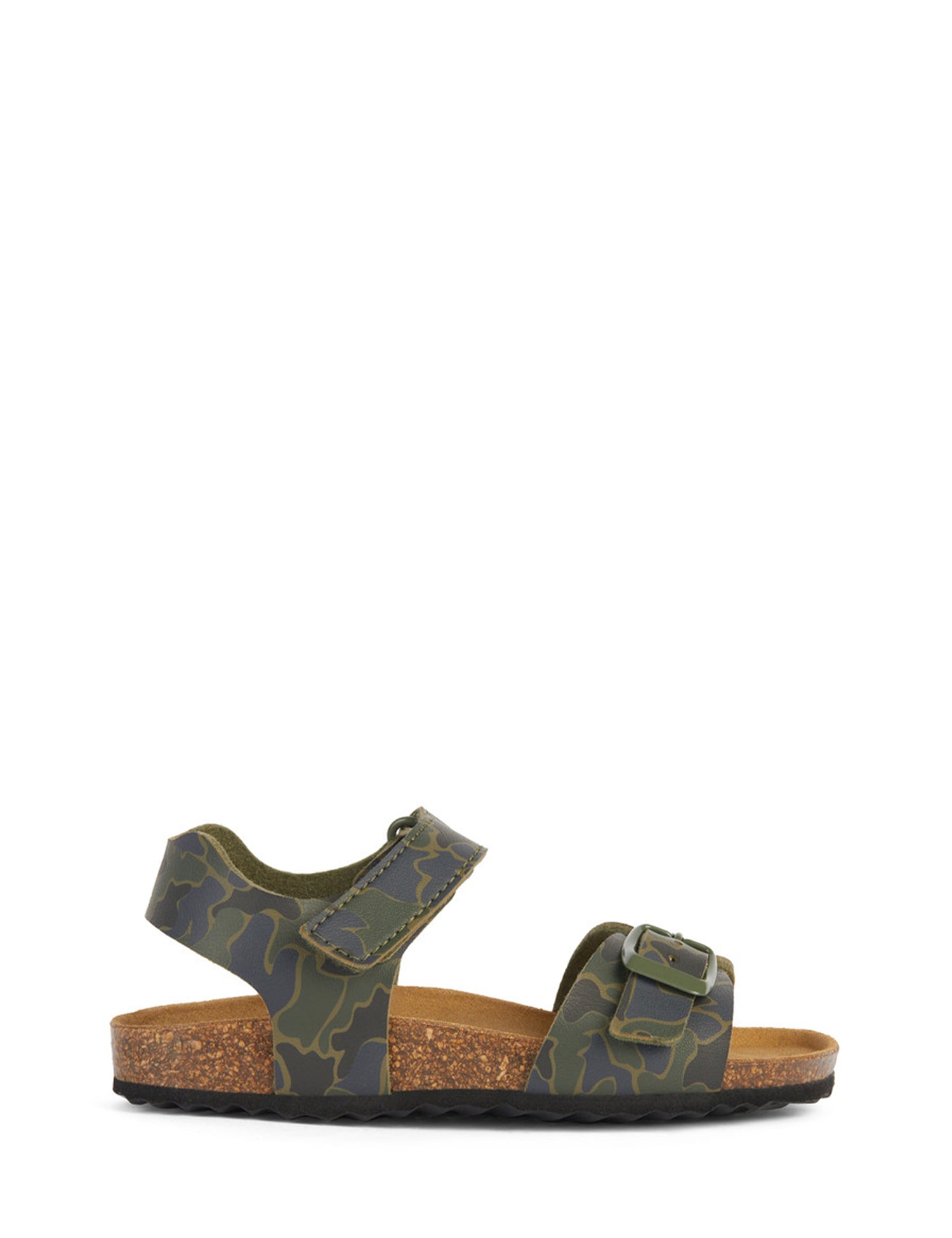 Sandali con strappi Verde Geox