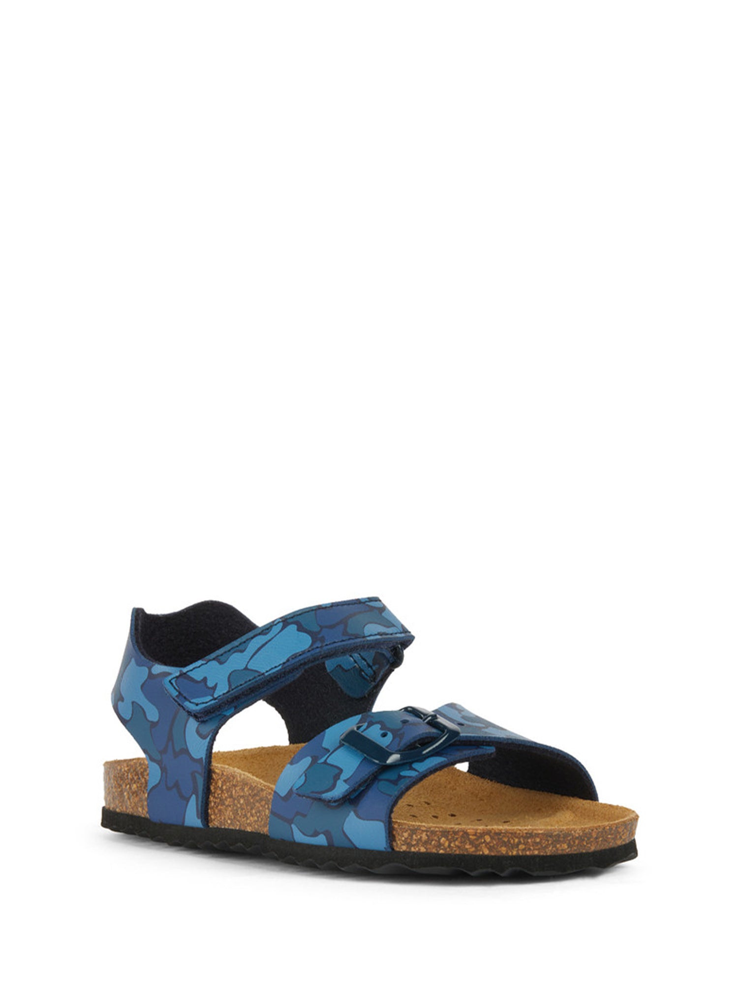 Sandali con strappi Blu Geox
