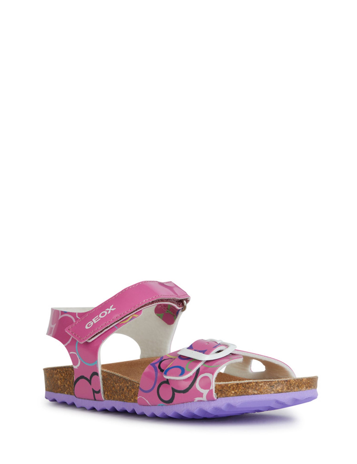 Sandali con strappi Rosa Geox