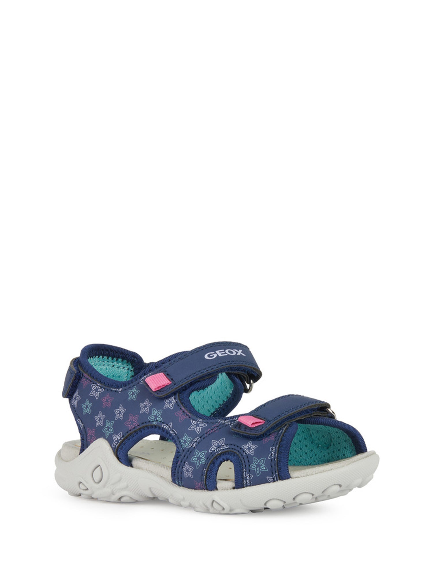 Sandali con strappi Blu Geox