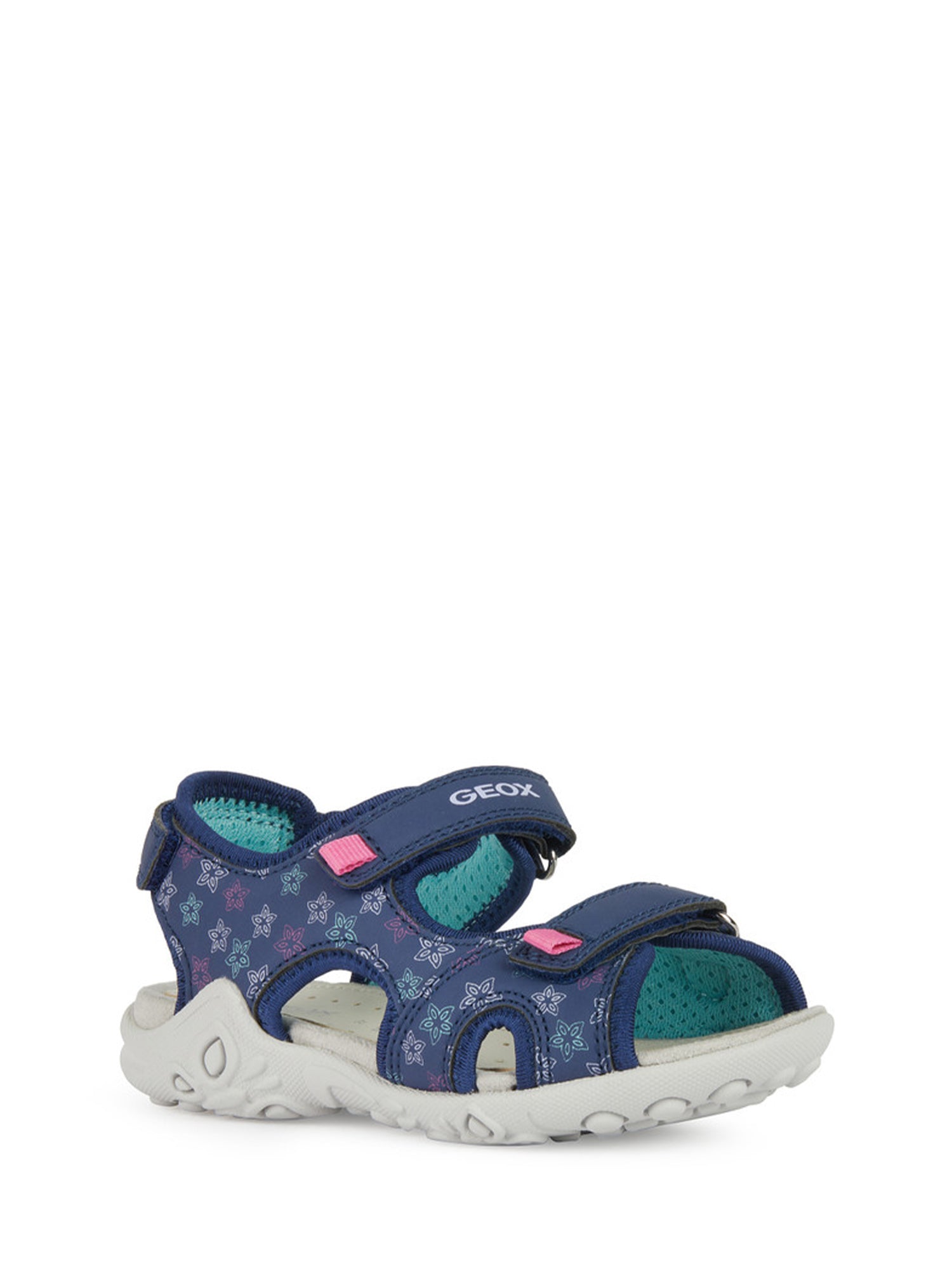 Sandali con strappi Blu Geox