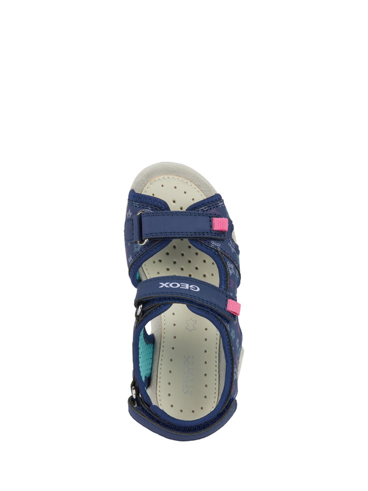 Sandali con strappi Blu Geox
