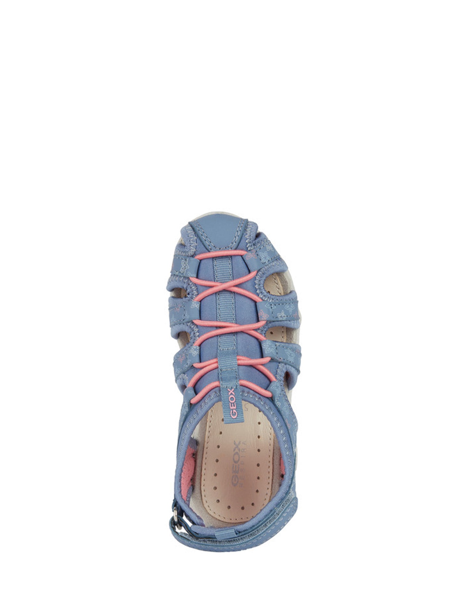 Sandali con strappi Blu Chiaro Geox