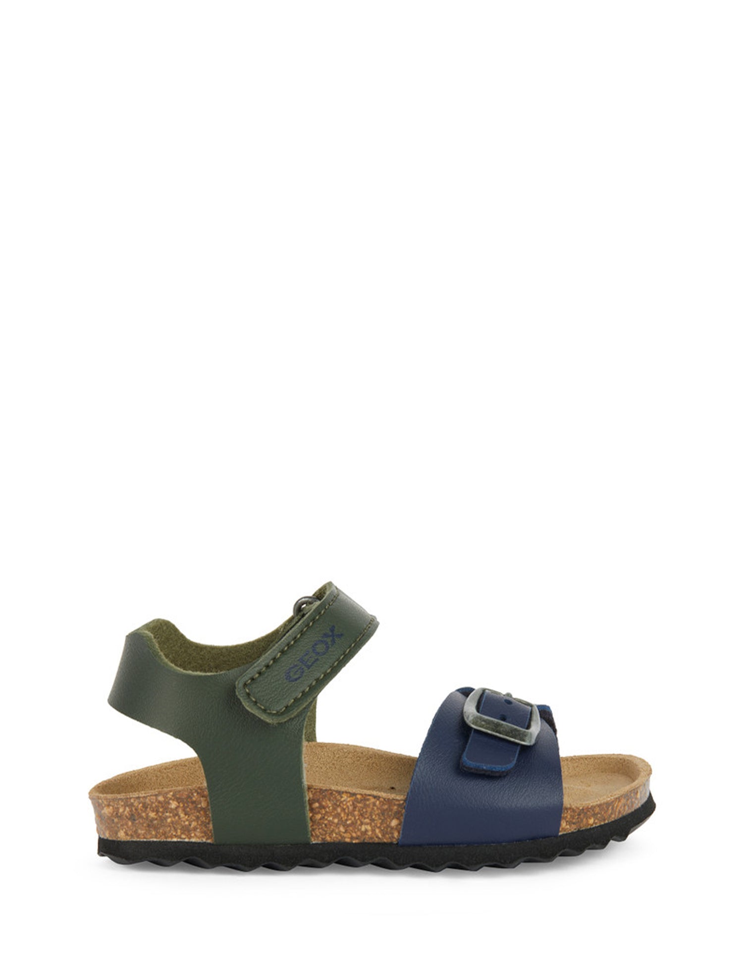 Sandali con strappi Verde Geox