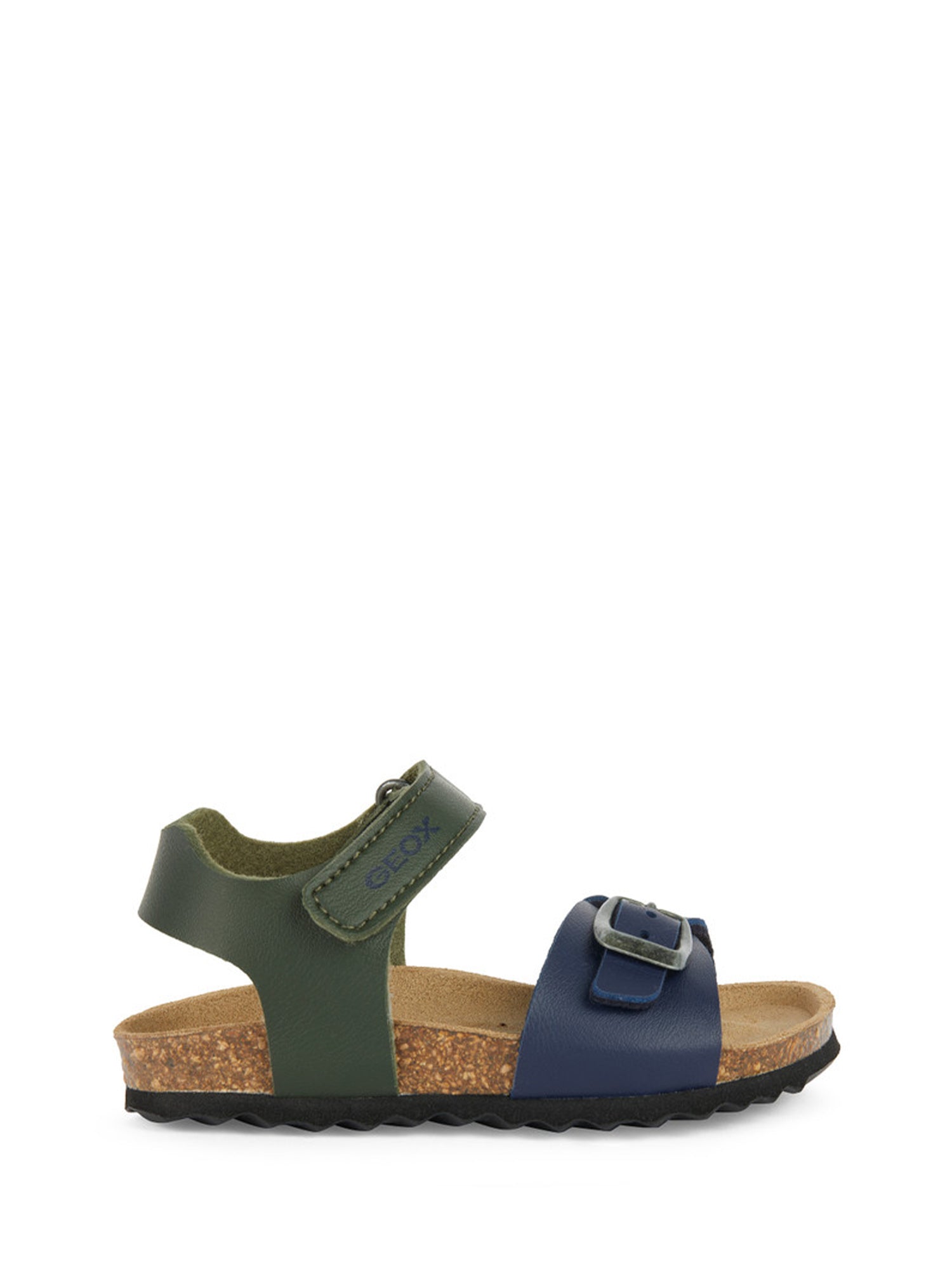 Sandali con strappi Verde Geox