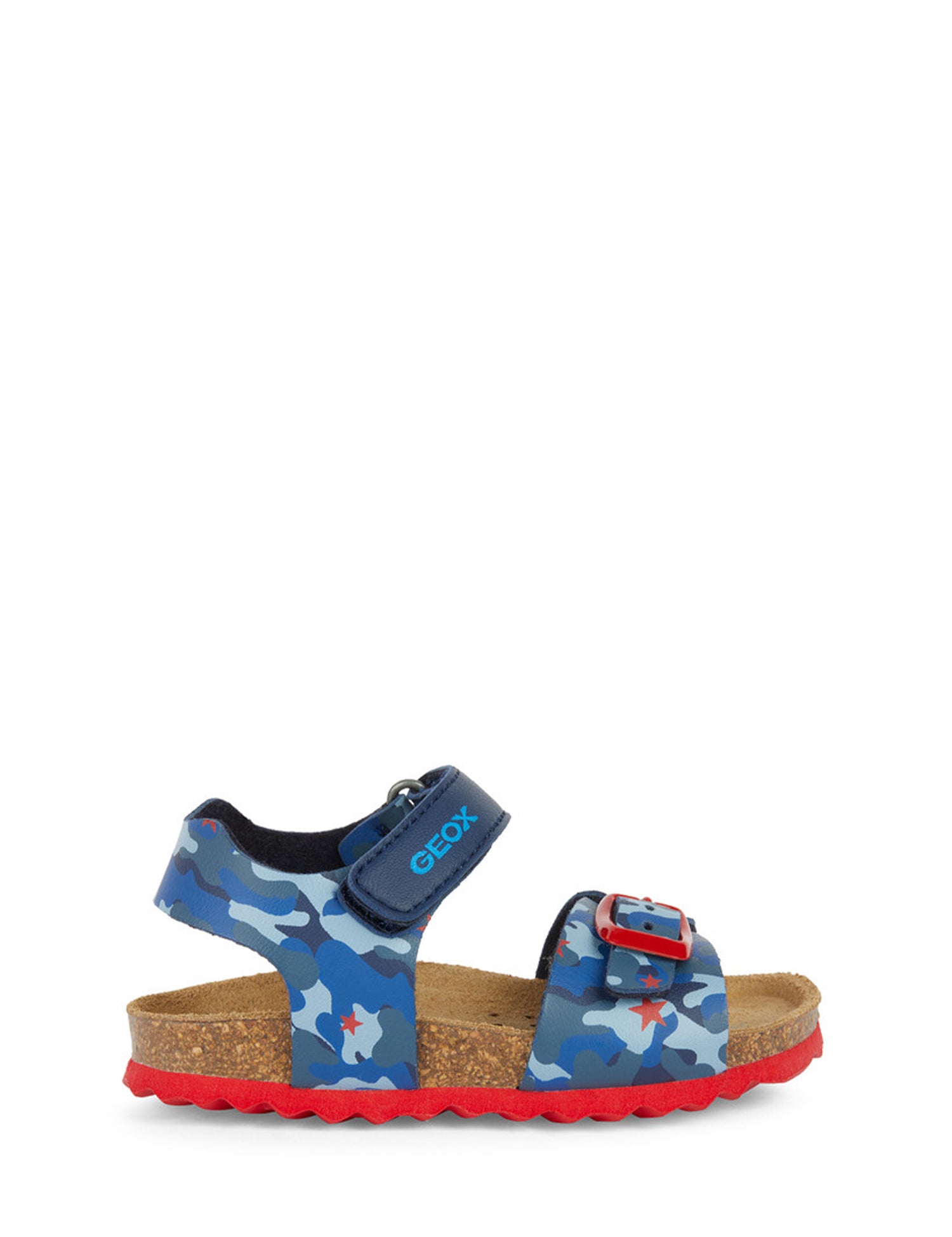 Sandali con strappi Blu Geox