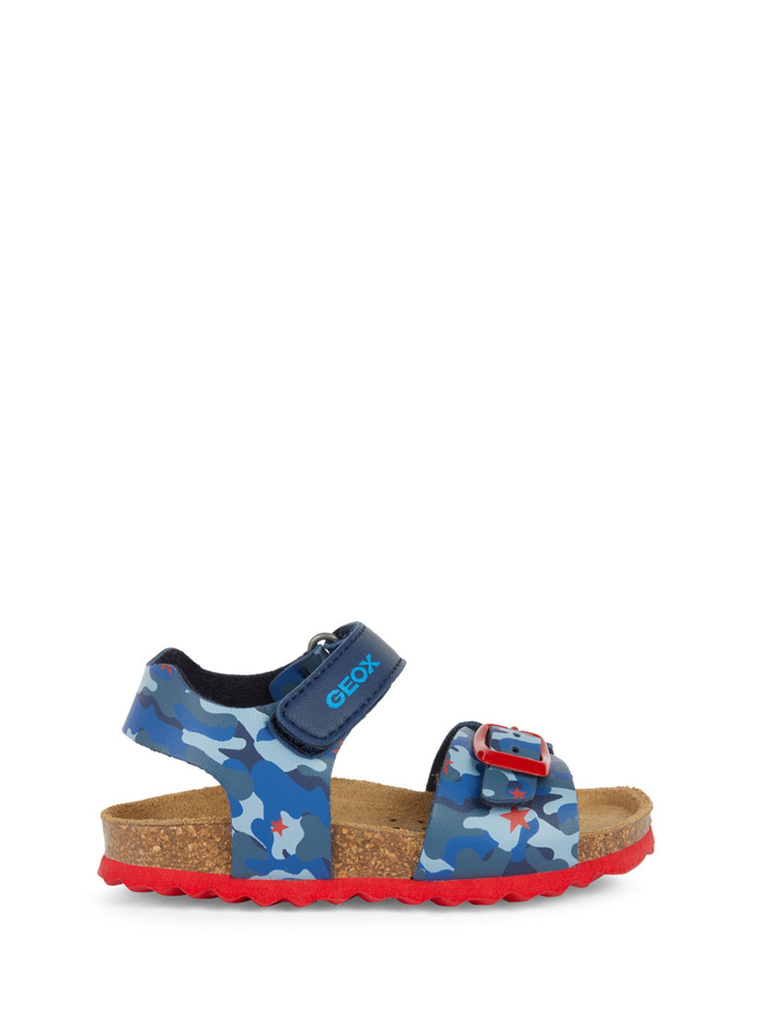 Sandali con strappi Blu Geox