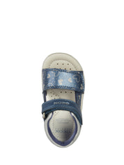 Sandali con strappi Blu Geox