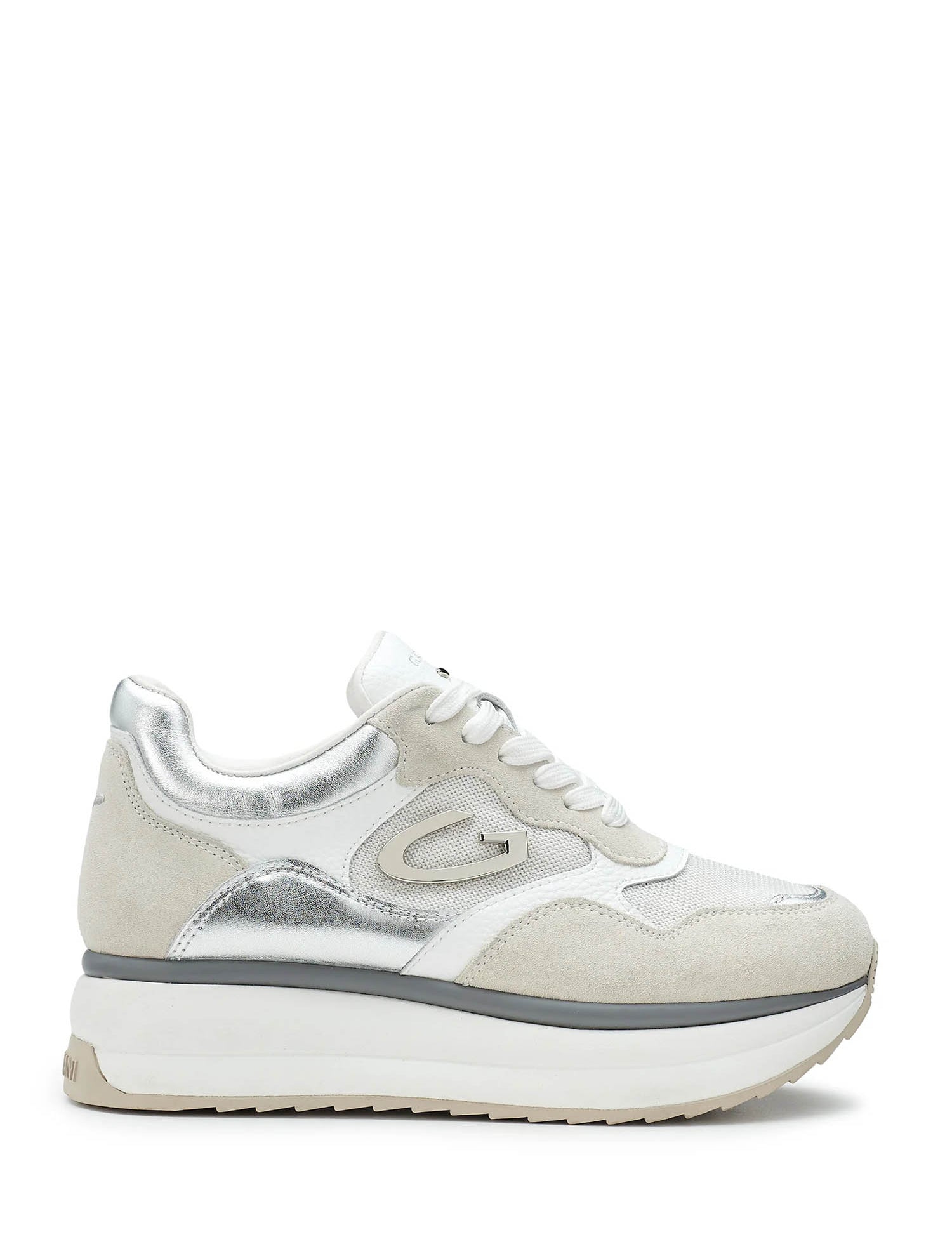 Sneakers Beige Alberto Guardiani