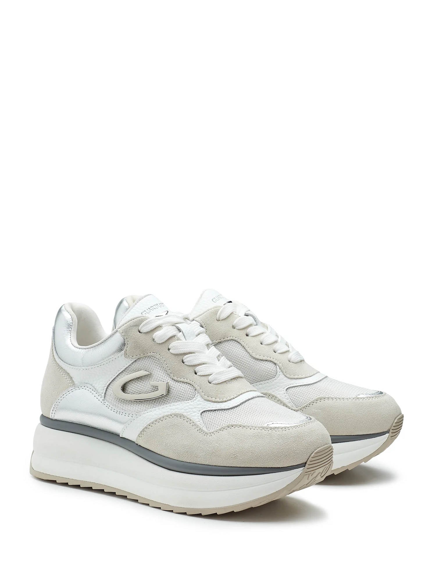 Sneakers Beige Alberto Guardiani