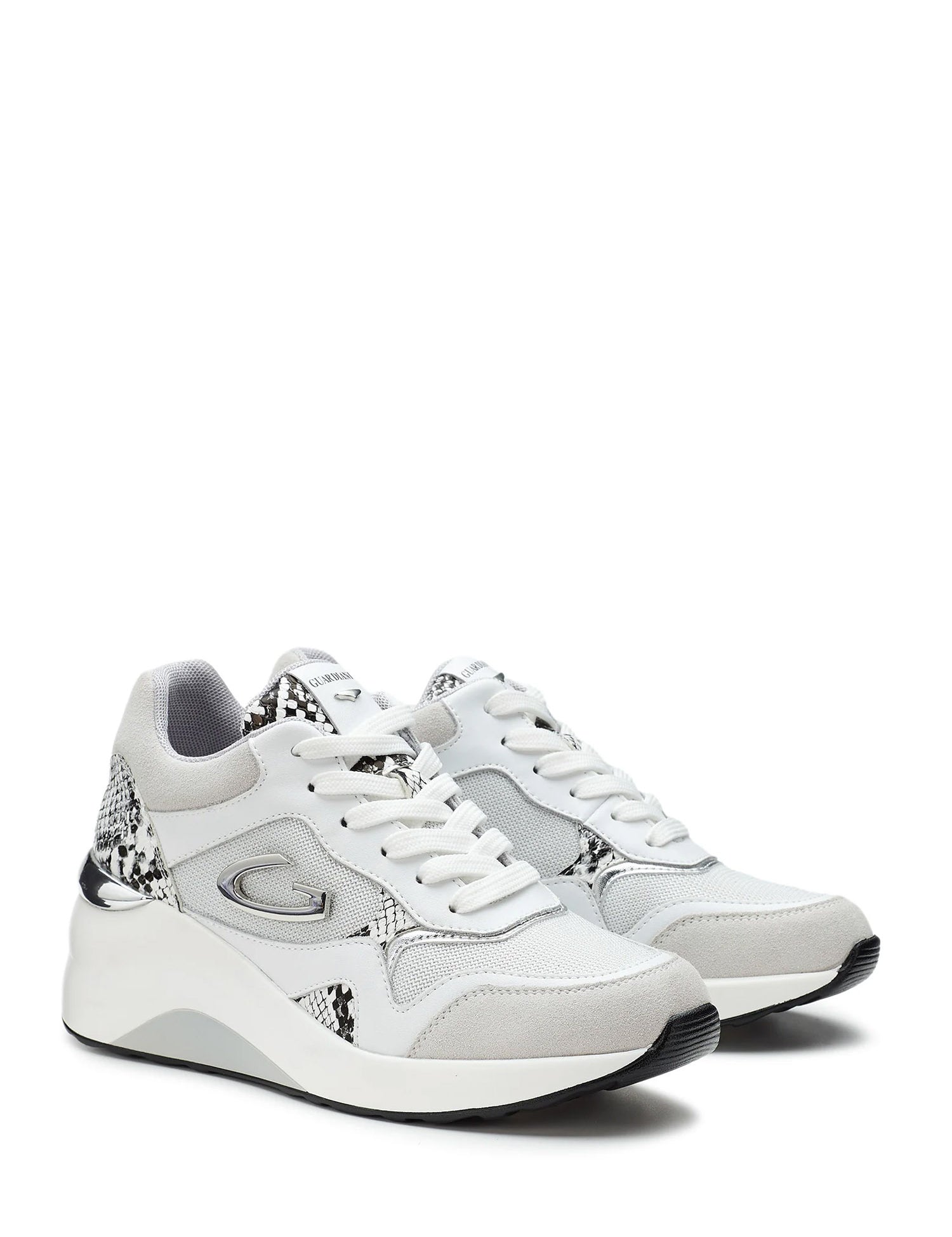 Sneakers Bianco Alberto Guardiani