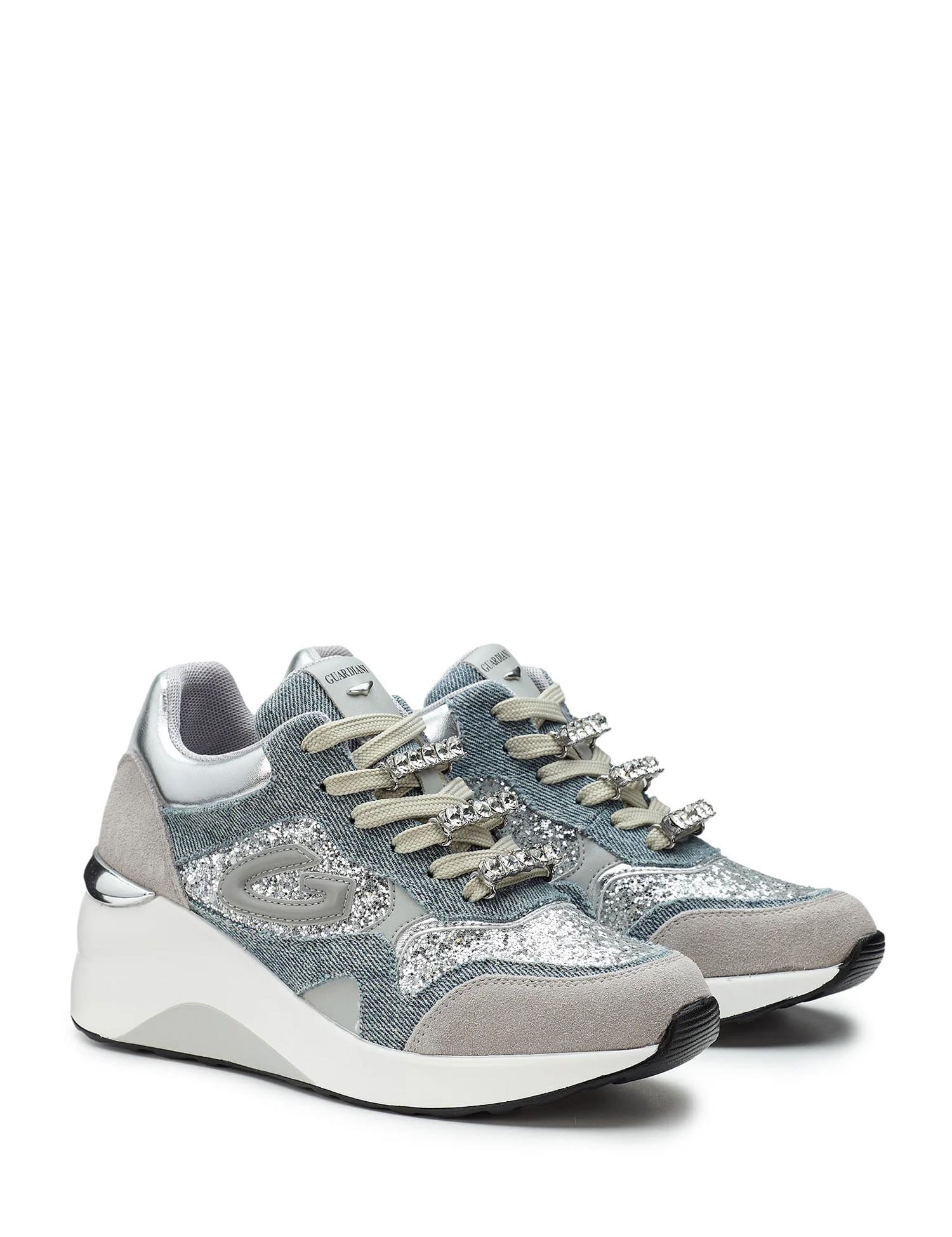 Sneakers Grigio Alberto Guardiani
