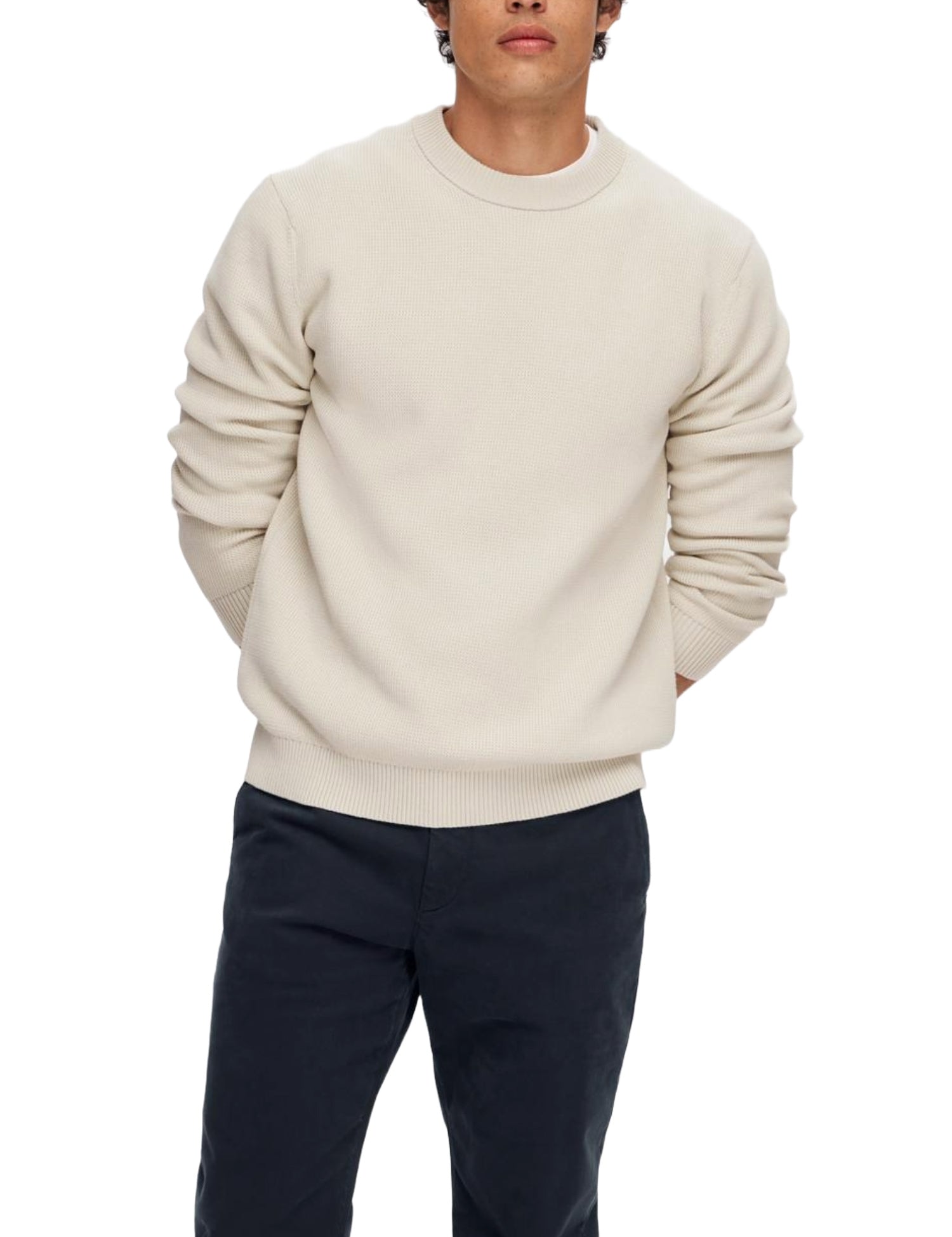 Maglioncini Beige Selected Homme Black