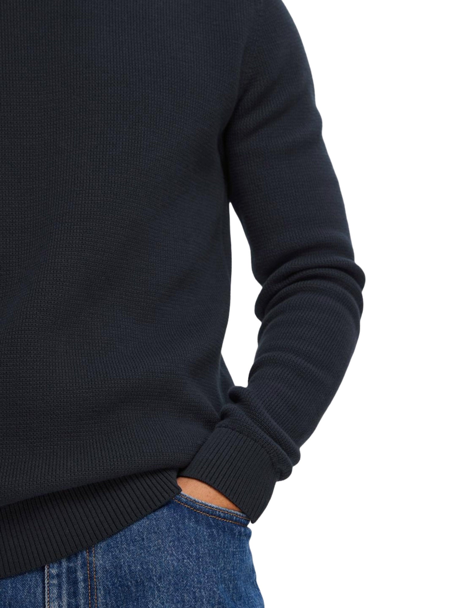 Maglioncini Blu Selected Homme Black