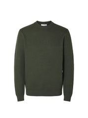 Maglioncini Verde Selected Homme Black