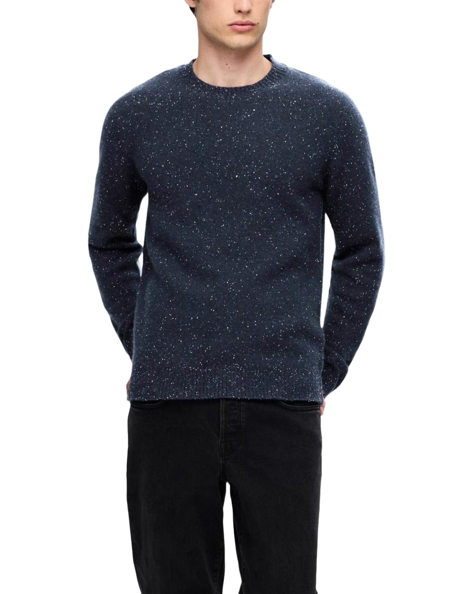 Maglioncini Blu Selected Homme Black
