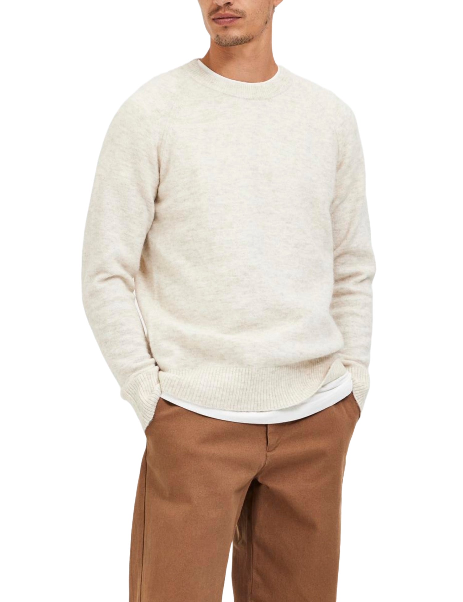 Maglioncini Beige Selected Homme Black