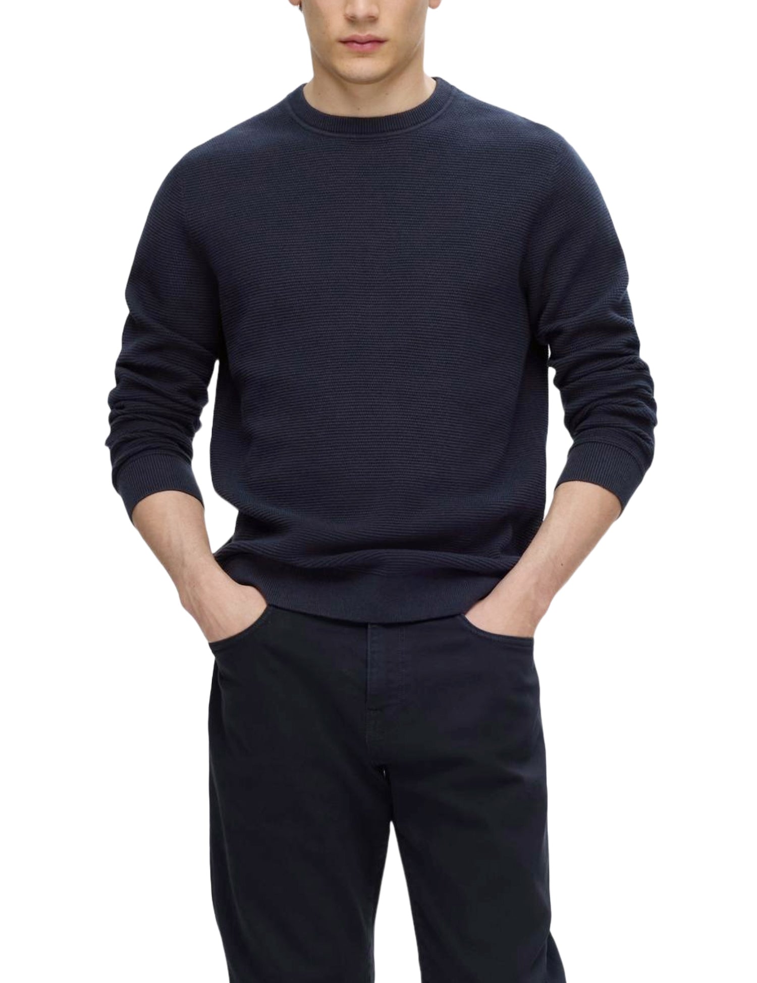 Maglioncini Blu Selected Homme Black