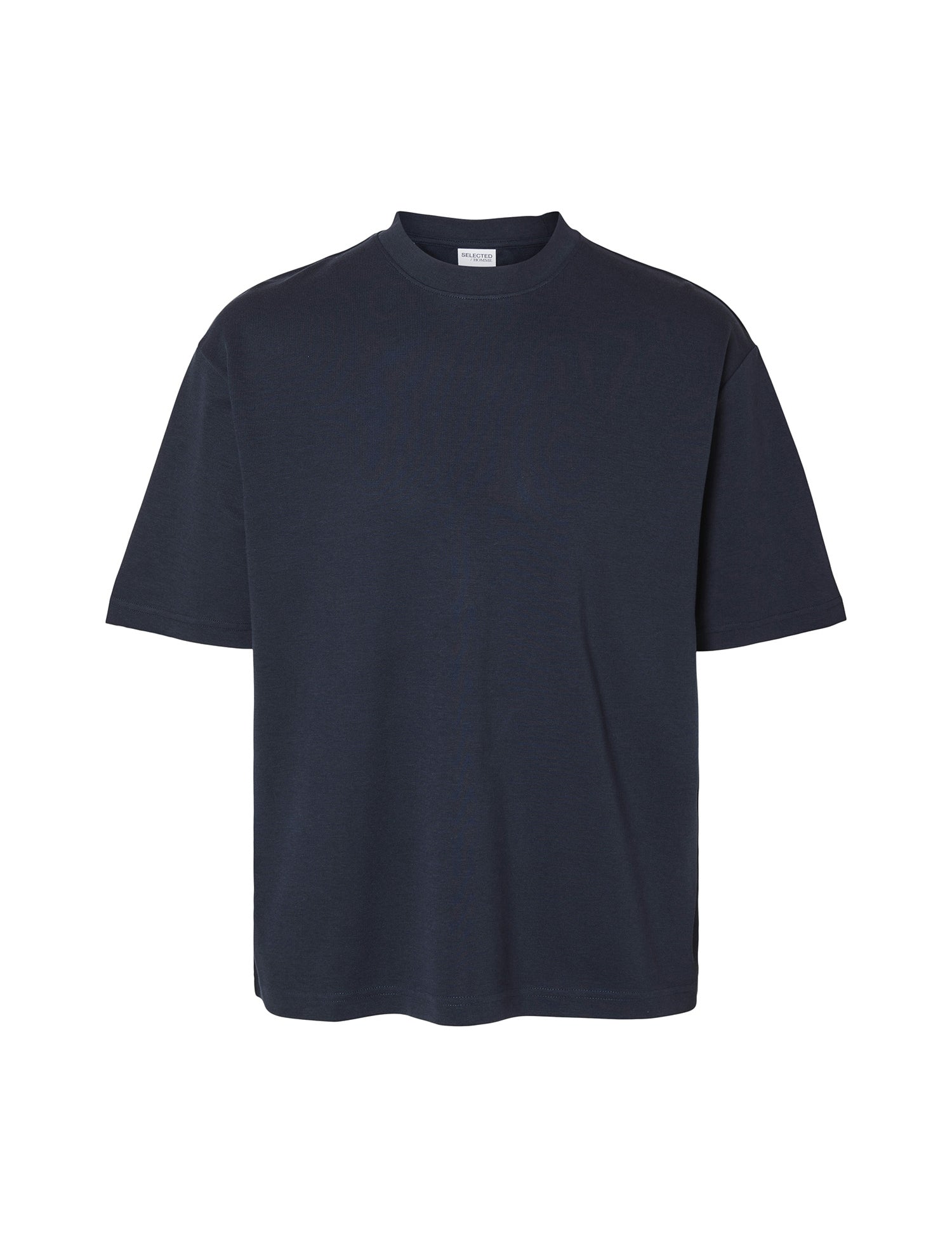 T-shirt Blu Selected Homme Black