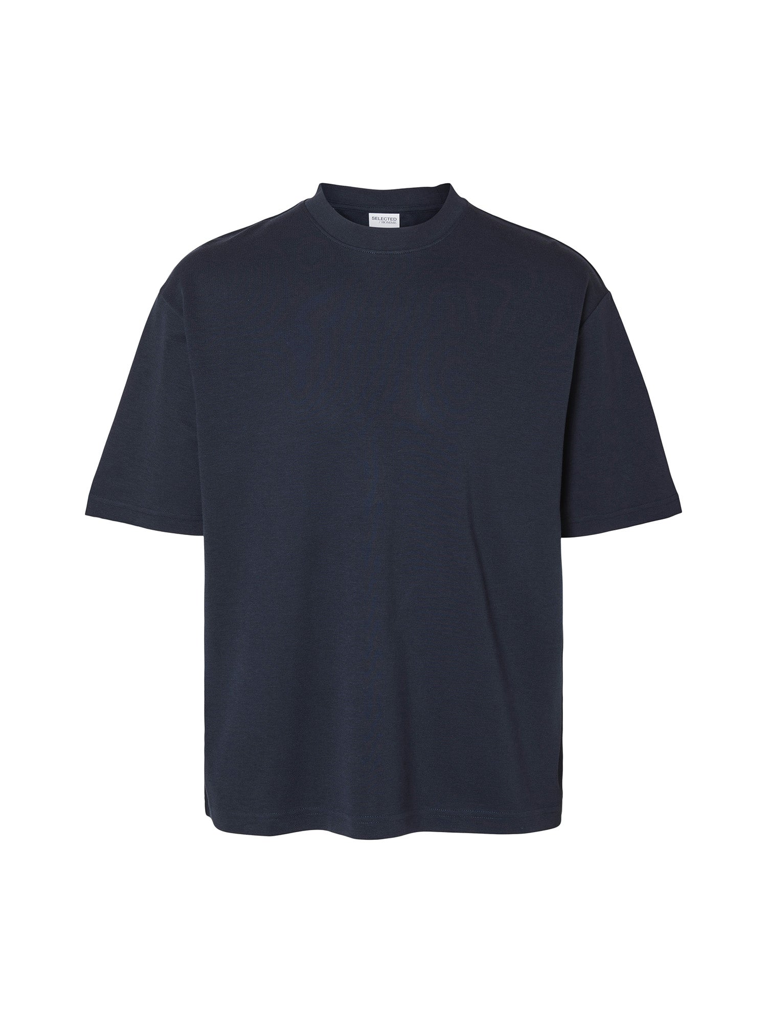 T-shirt Blu Selected Homme Black