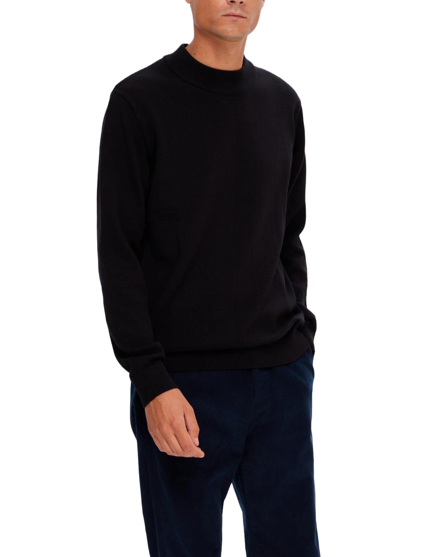 Maglioncini Nero Selected Homme Black