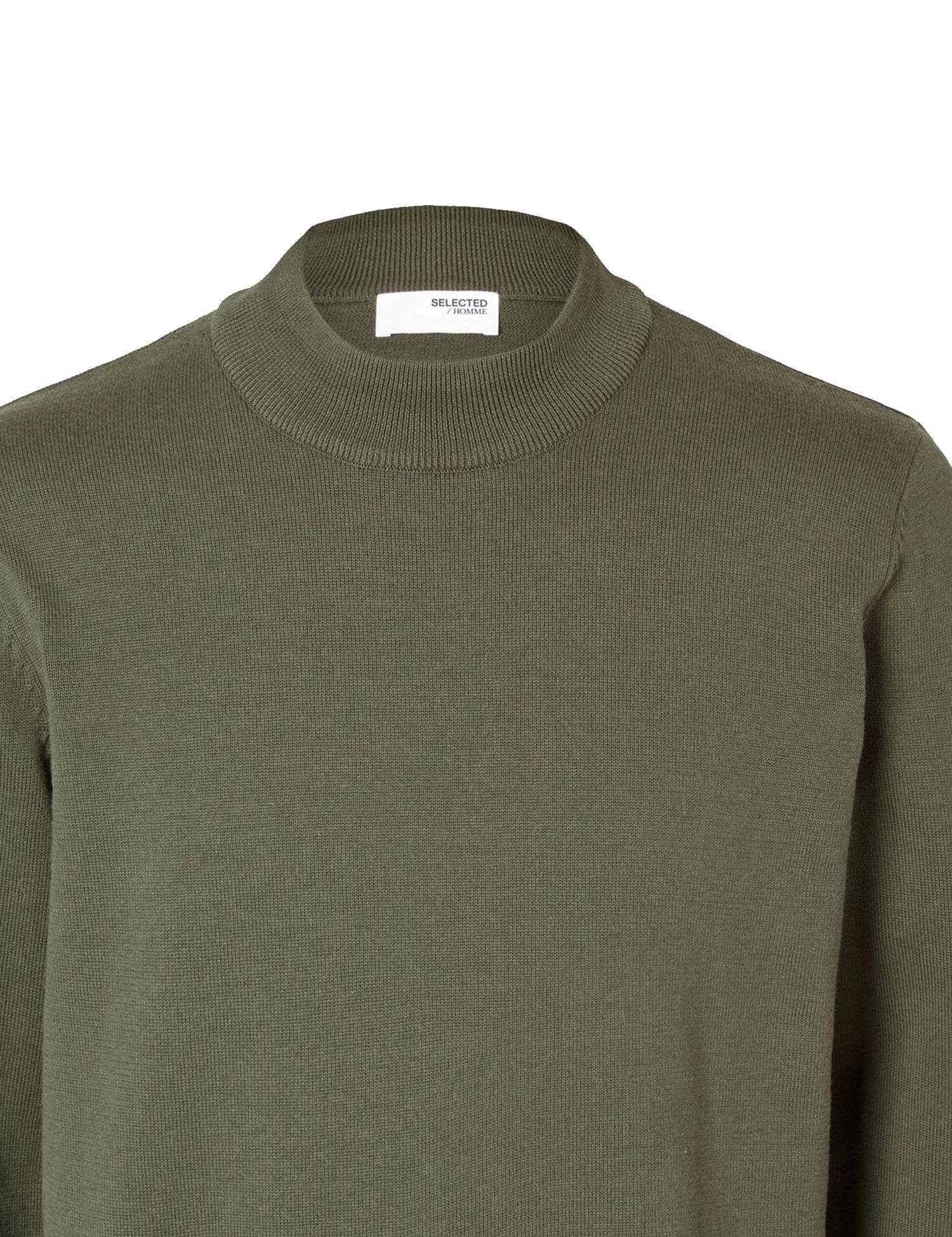 Maglioncini Verde Selected Homme Black