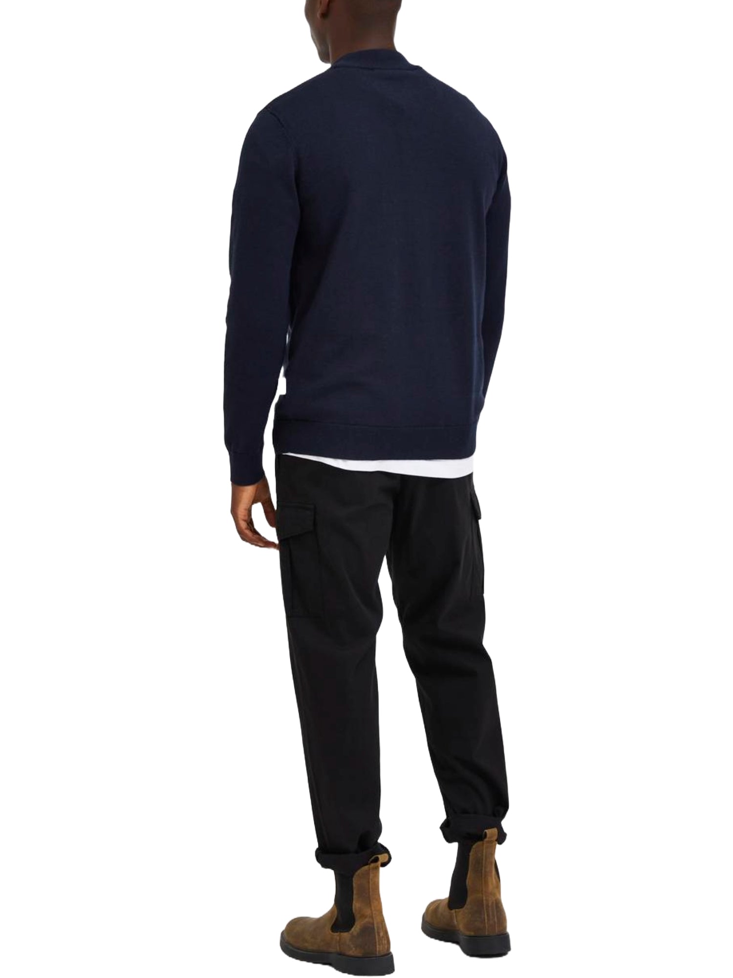Maglioncini Blu Selected Homme Black