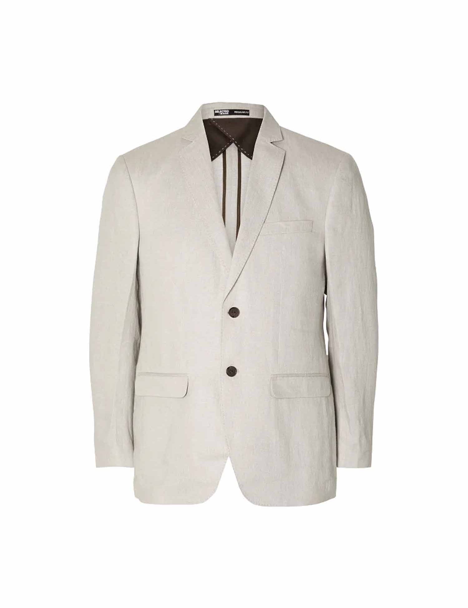 Blazer Grigio Selected Homme Black