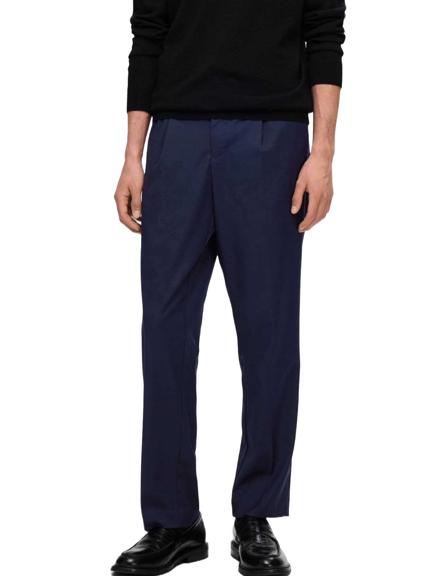 Pantaloni Blu Selected Homme Black