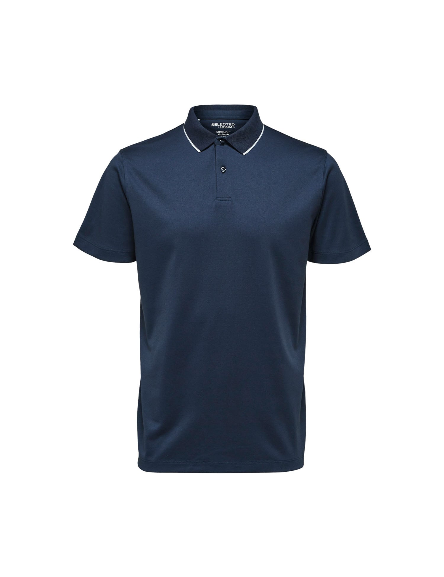 Polo Blu Selected Homme Black