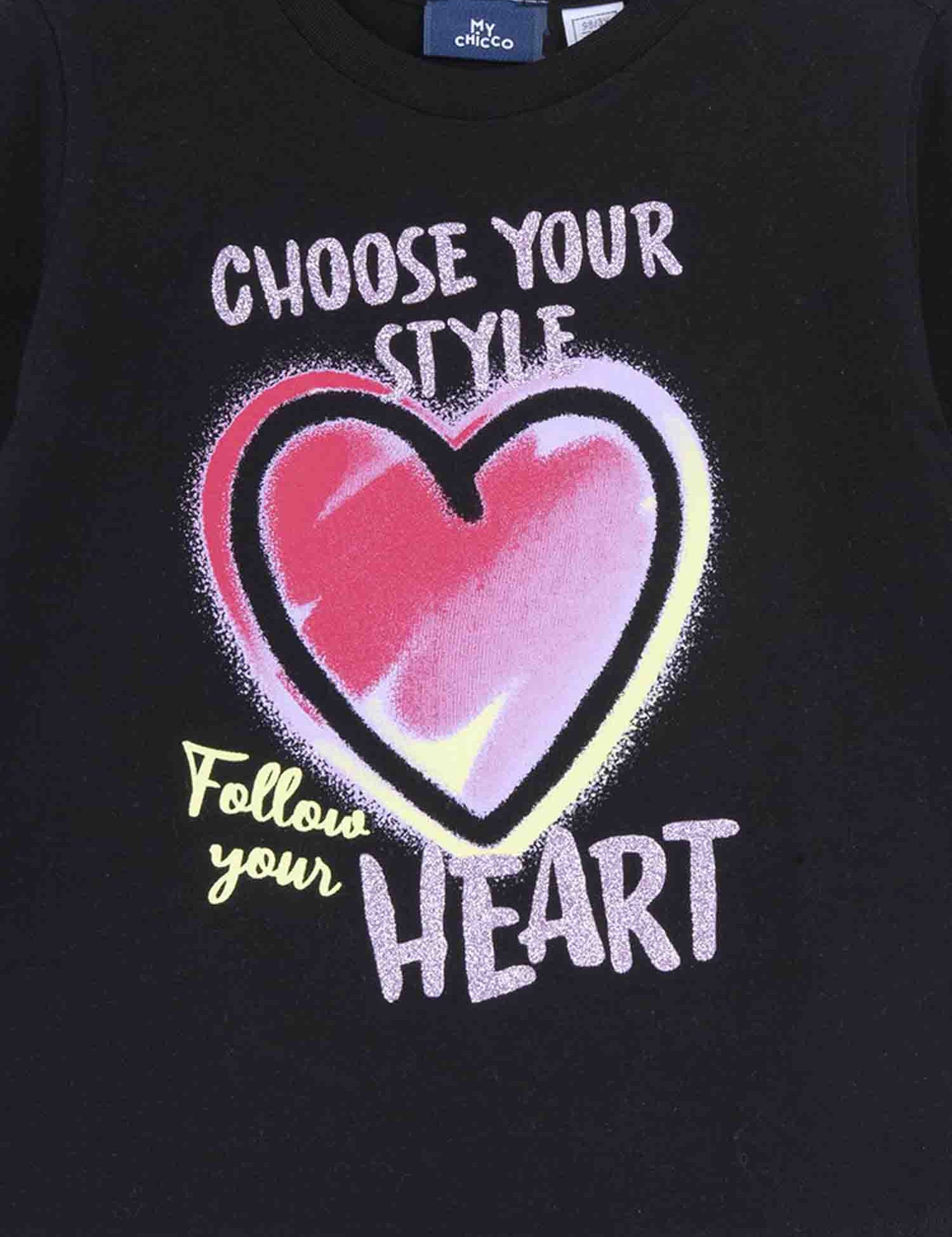 T-shirt Nero Chicco